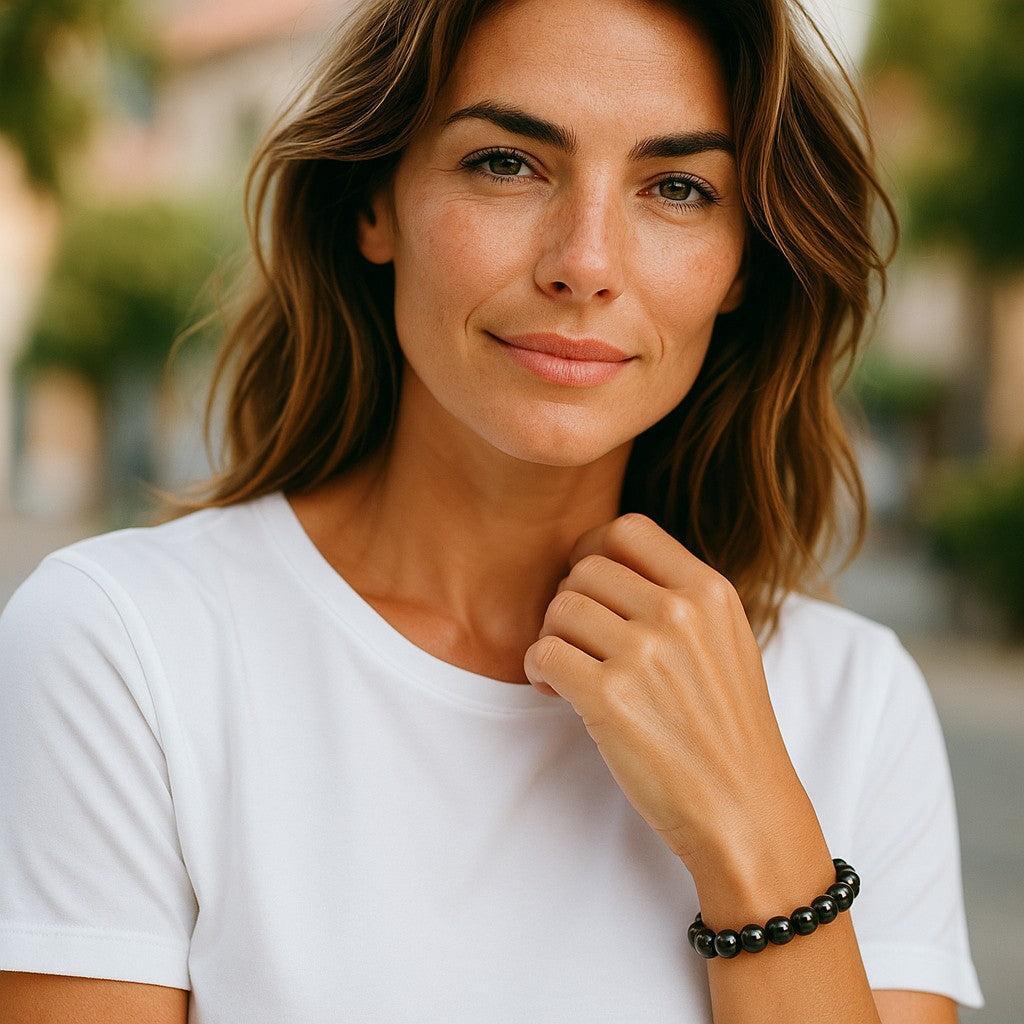 Hematite Magnetic Beaded Bracelet