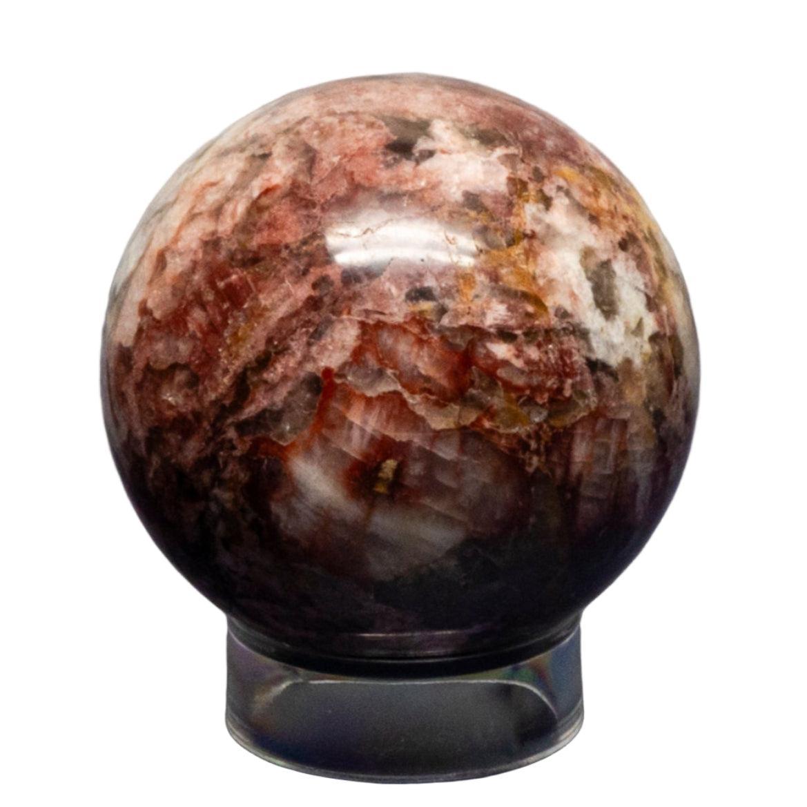 Hematoid "Fire" Quartz Spheres 52-54mm