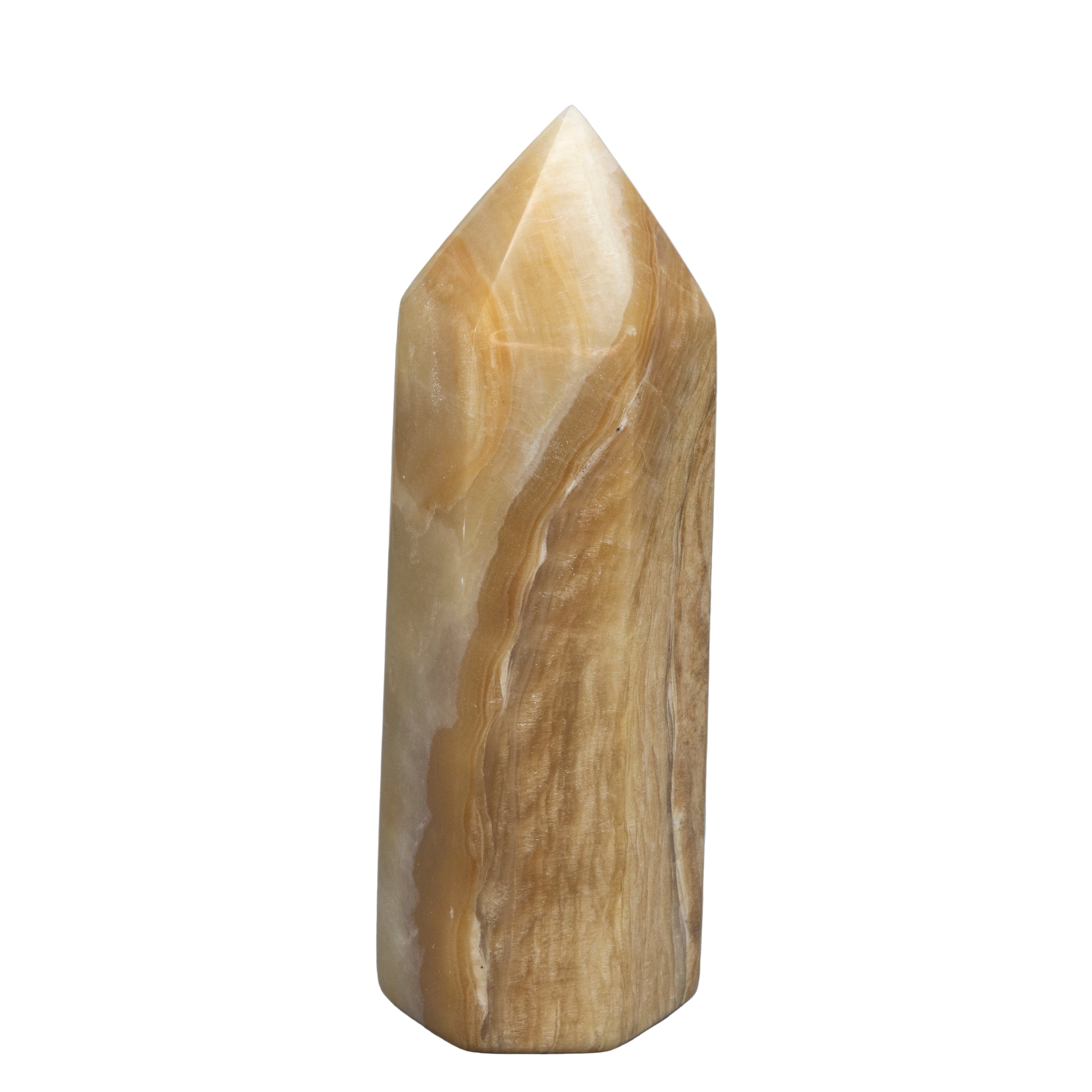 Honey Calcite Tower