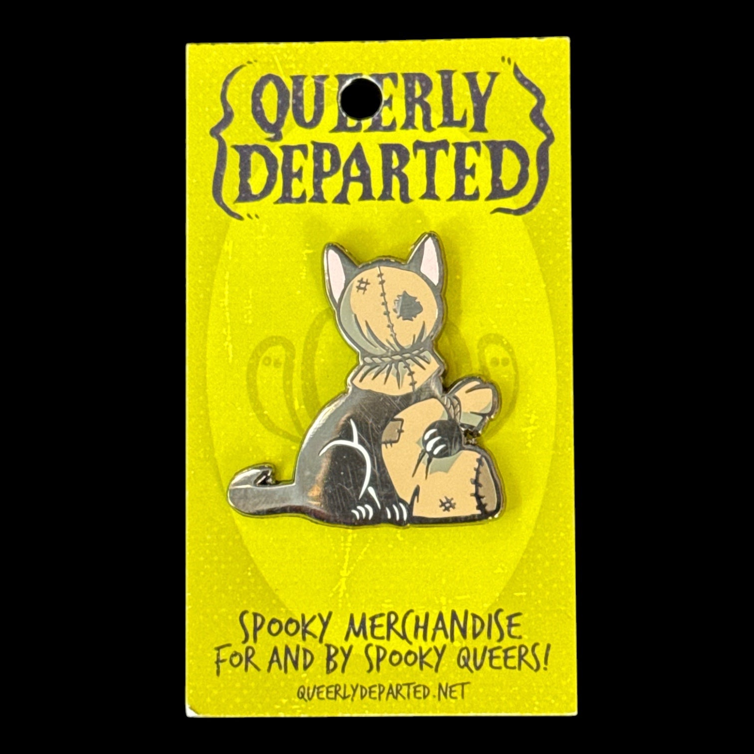 QD Eerie Cat Pin