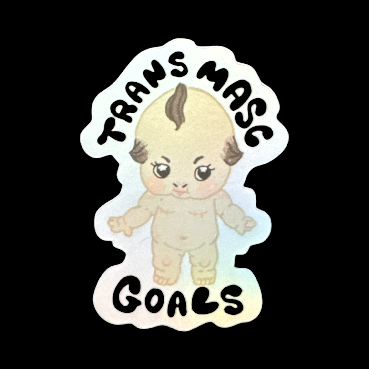 QD Trans Masc Goals Sticker