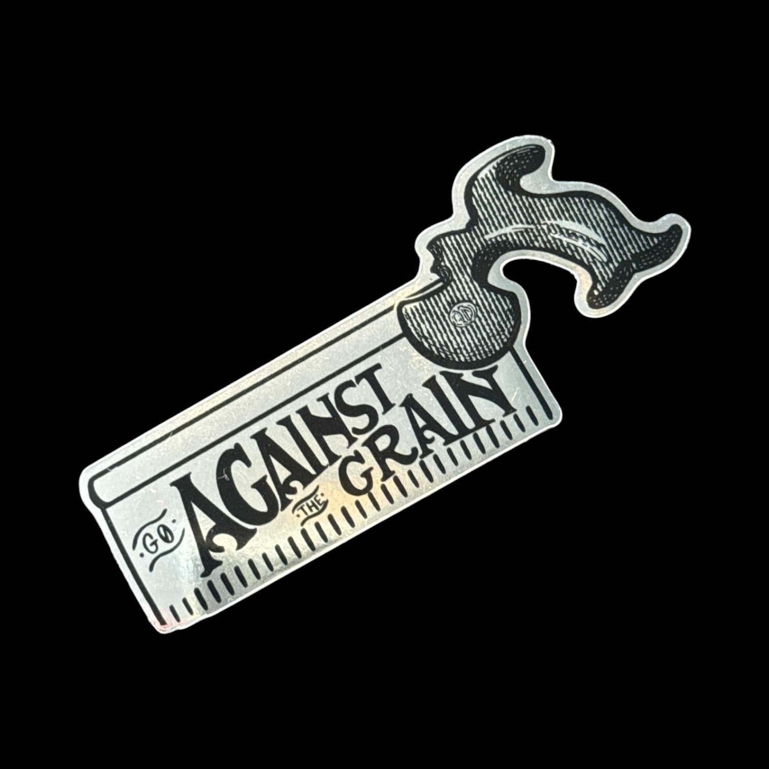 QD Against the Grain Sticker
