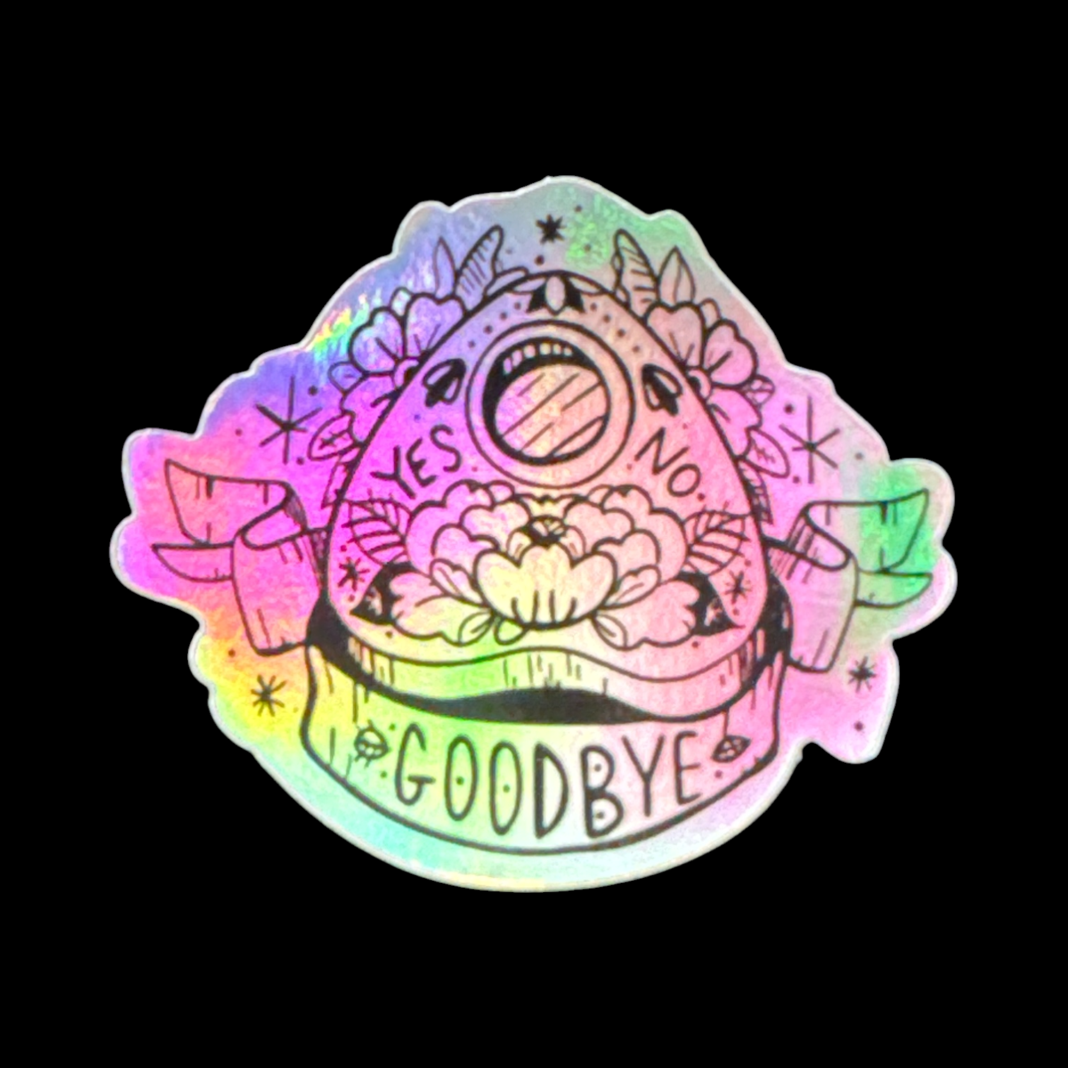 QD Planchette Holo Sticker