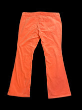 Load image into Gallery viewer, 0X Pink corduroy low rise straight leg pants w/ pockets, belt loops, &amp; button/zipper closure
