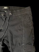 Load image into Gallery viewer, M Black jogger pants w/ pockets, &amp; drawstring waist
