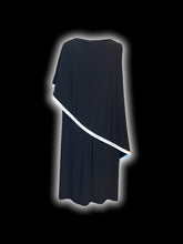 Load image into Gallery viewer, 3X NWT Black &amp; white sleeveless midi dress w/ built in cape
