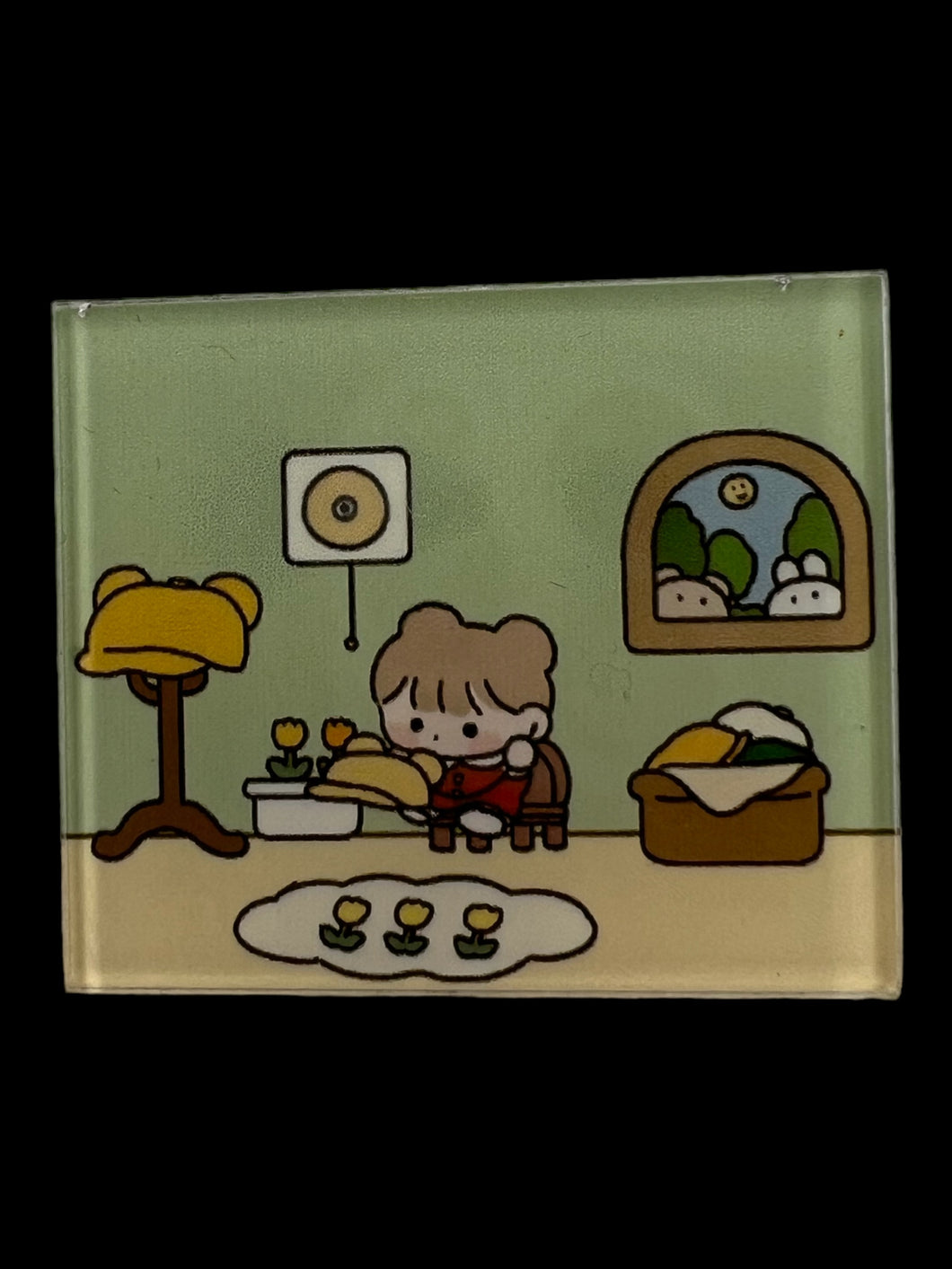 Cute living room scene pin