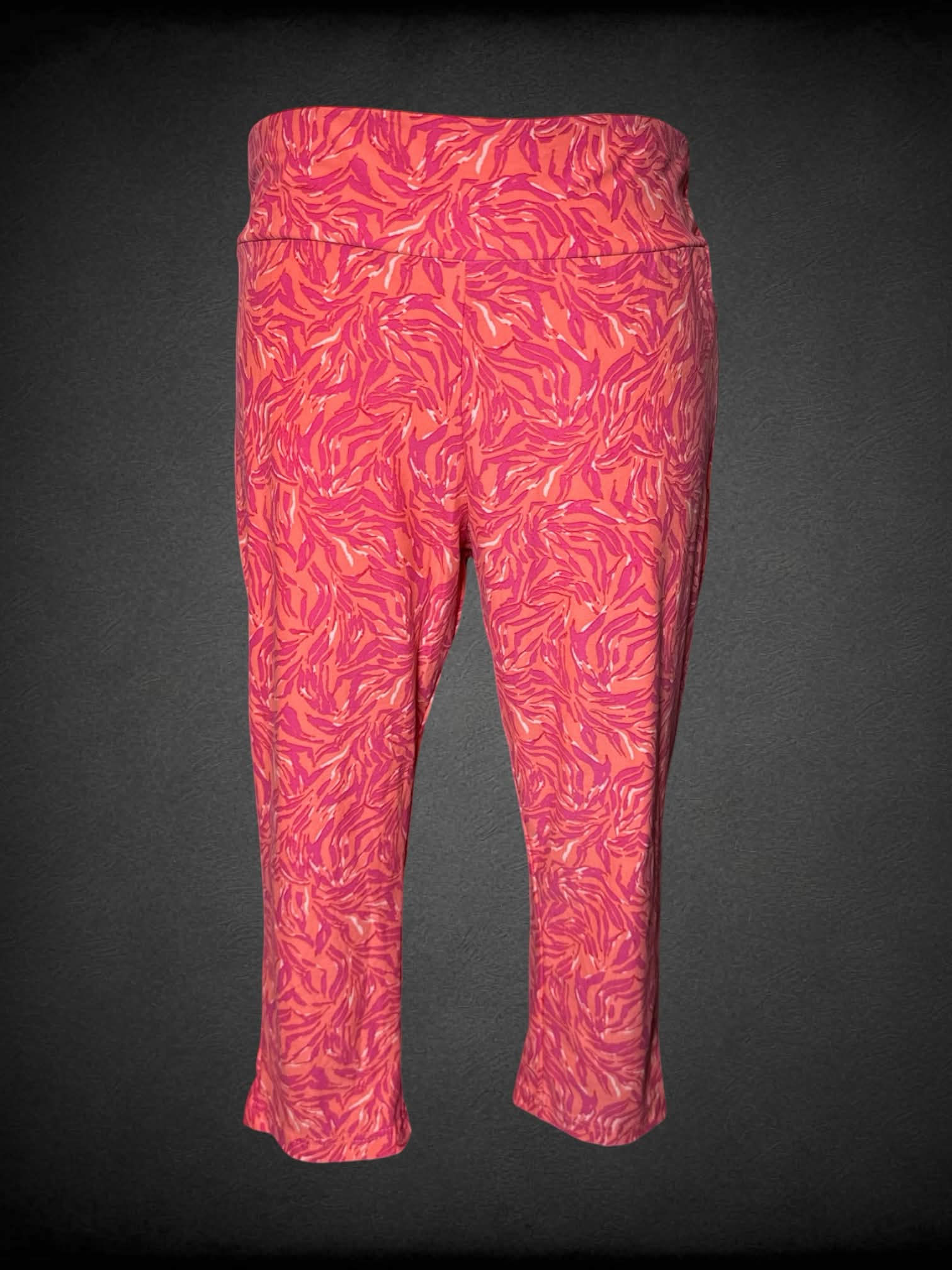2X Terra Sky NWT orange & pink soft capri pants