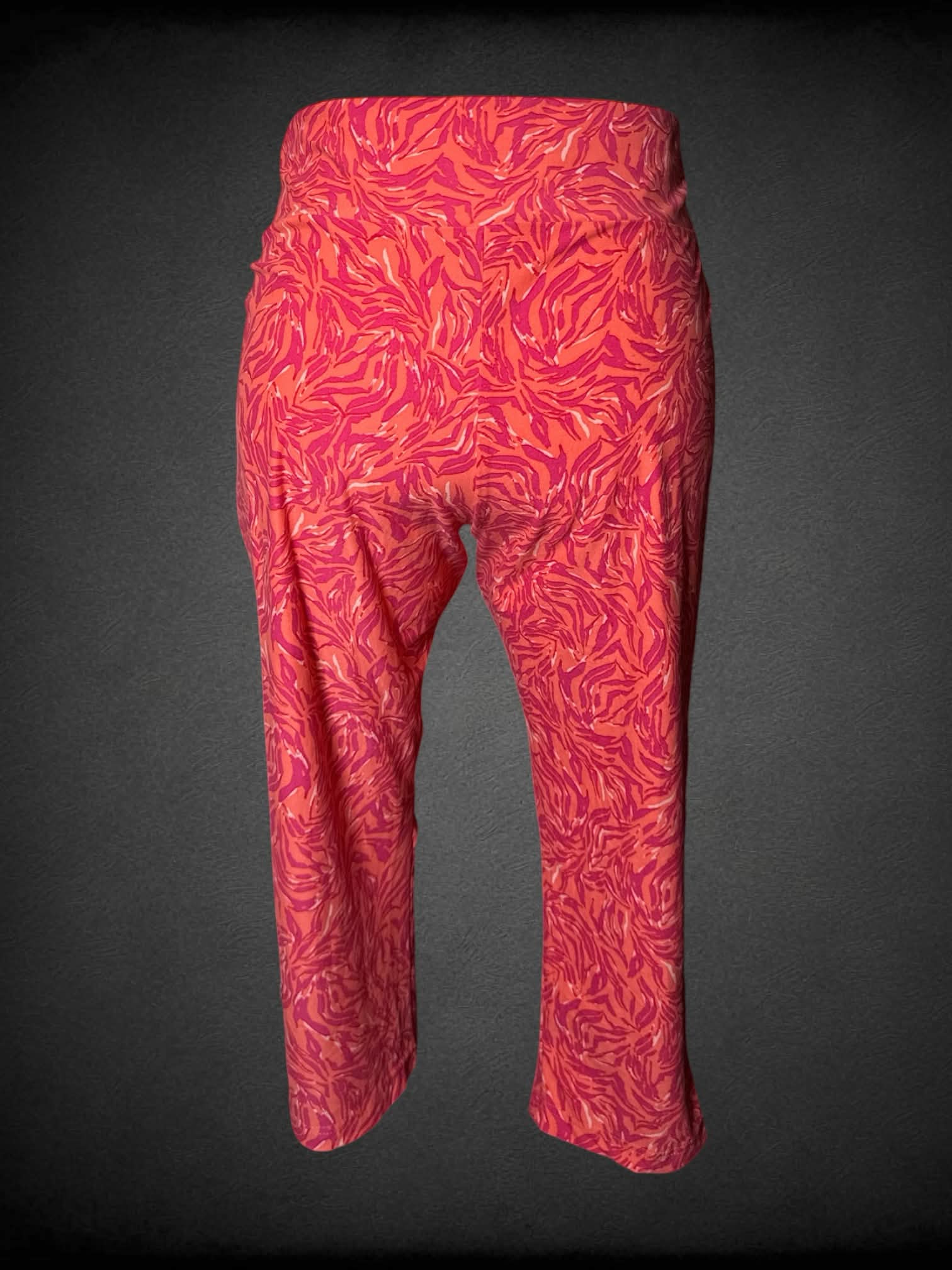 2X Terra Sky NWT orange & pink soft capri pants