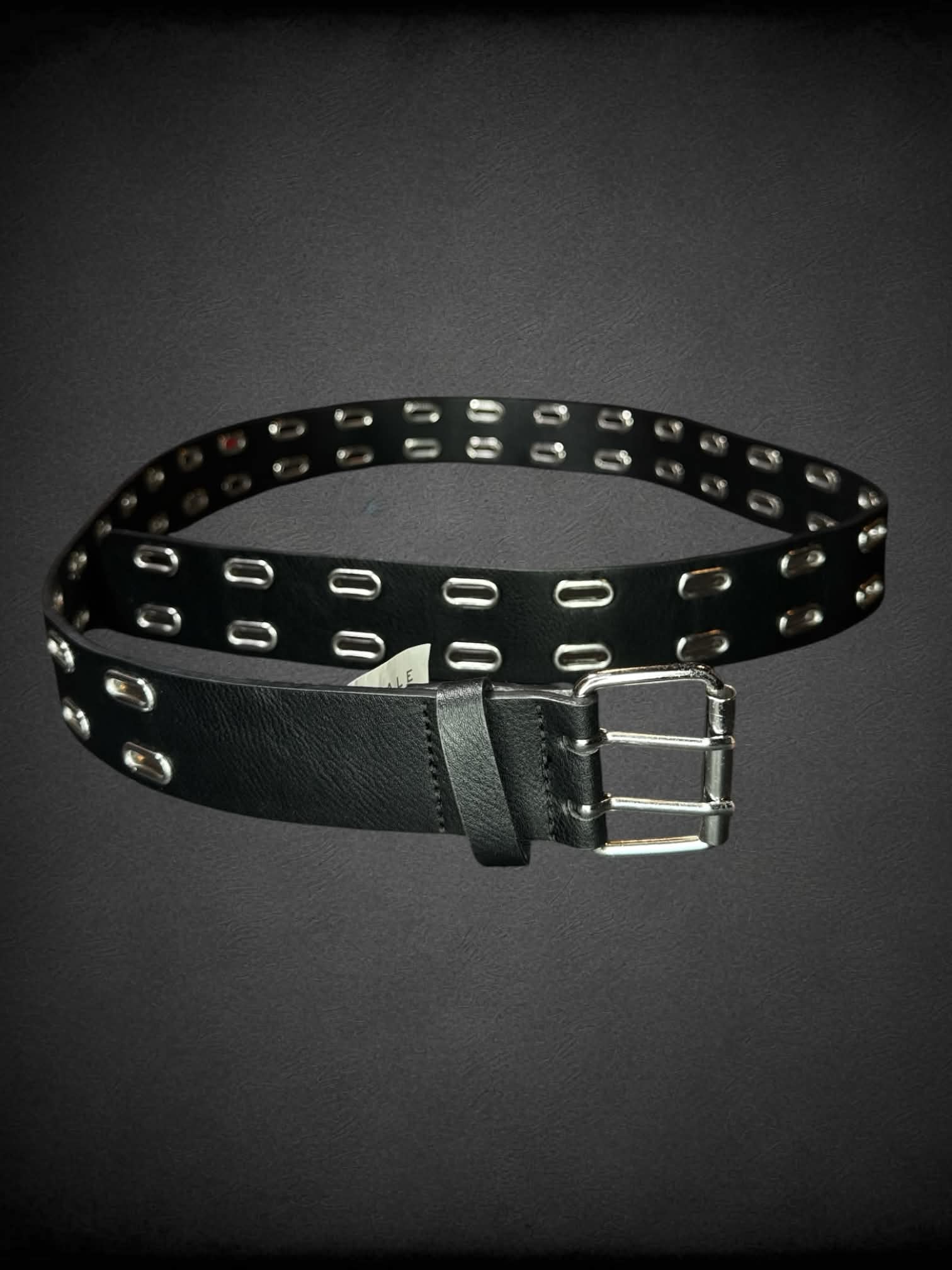 1X Aeropostale black faux leather belt