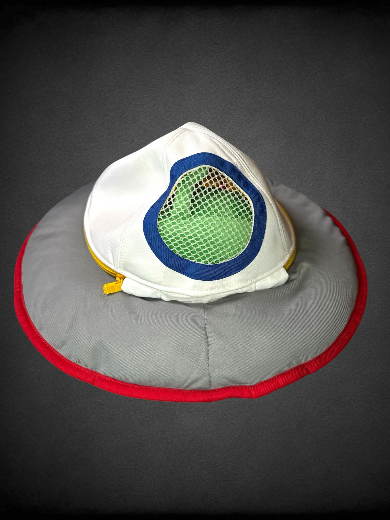Alien plush with UFO zip-up home