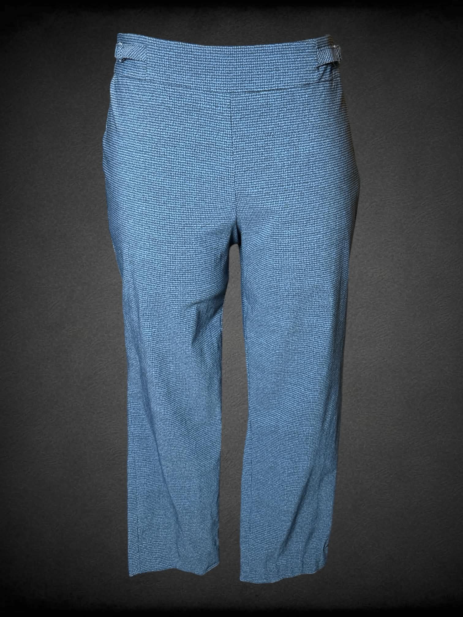 2X Preswick & Moore blue and black pants with stretch waist
