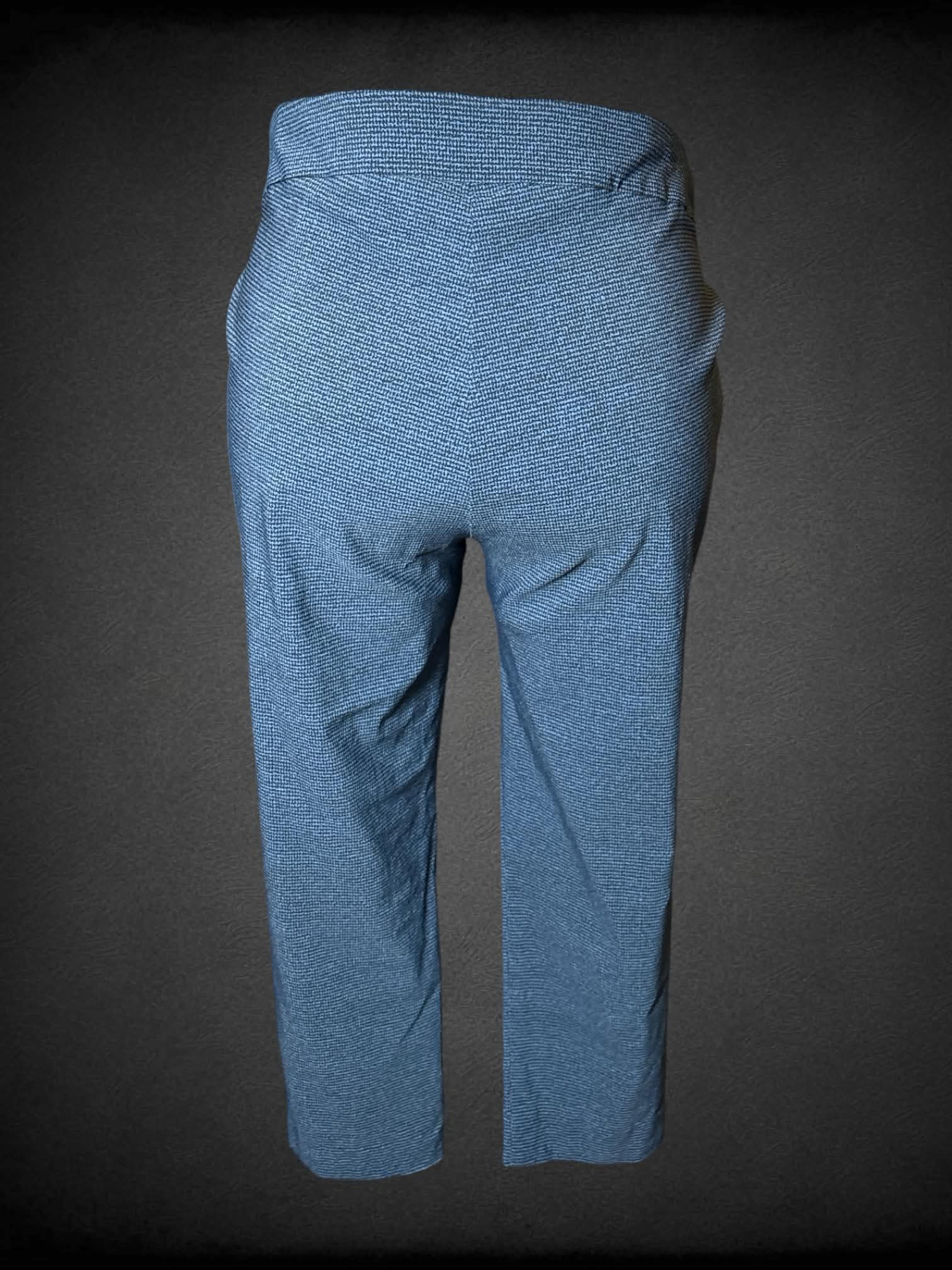 2X Preswick & Moore blue and black pants with stretch waist