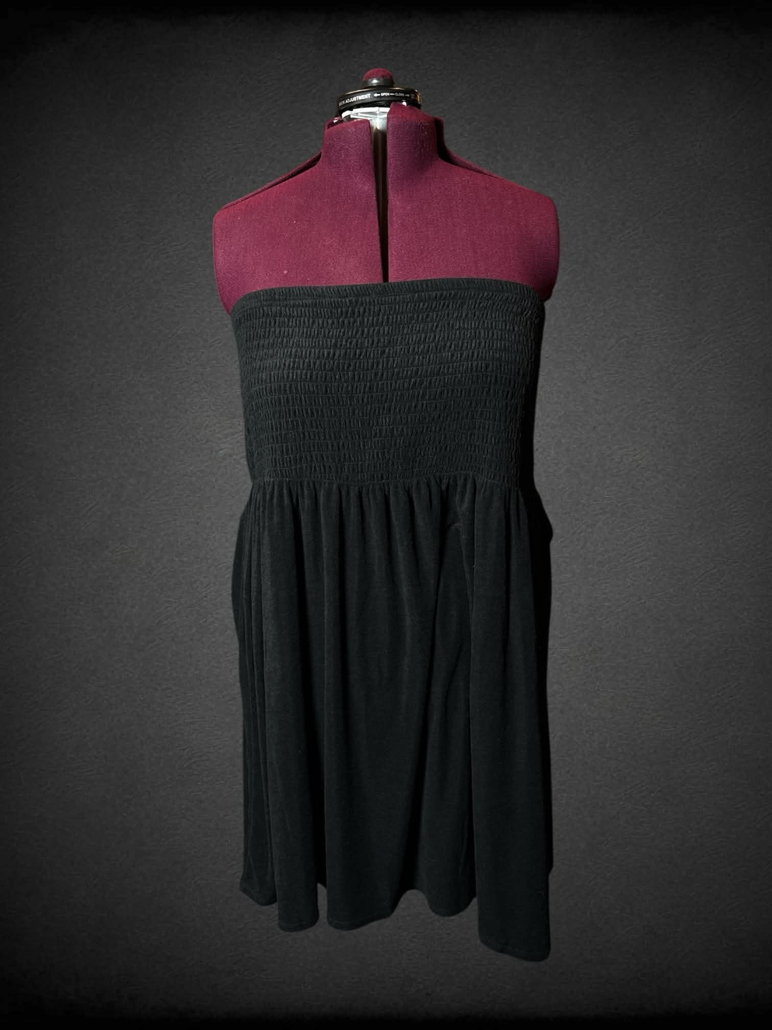 5X Torrid NWT black strapless cover-up dress
