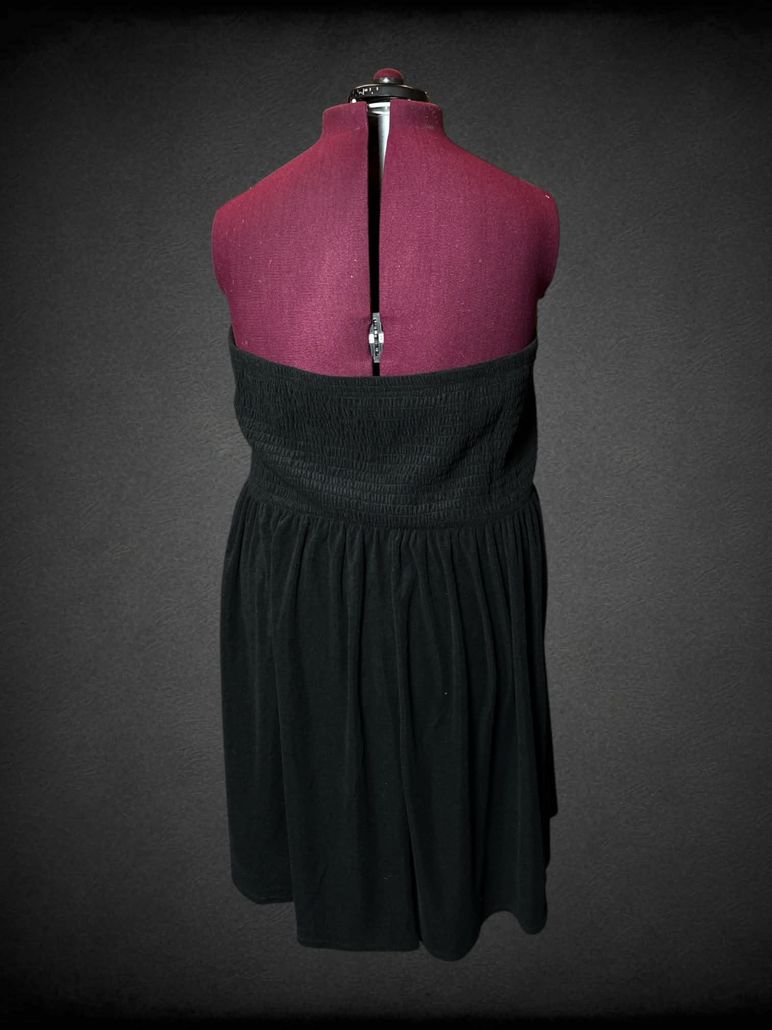 5X Torrid NWT black strapless cover-up dress