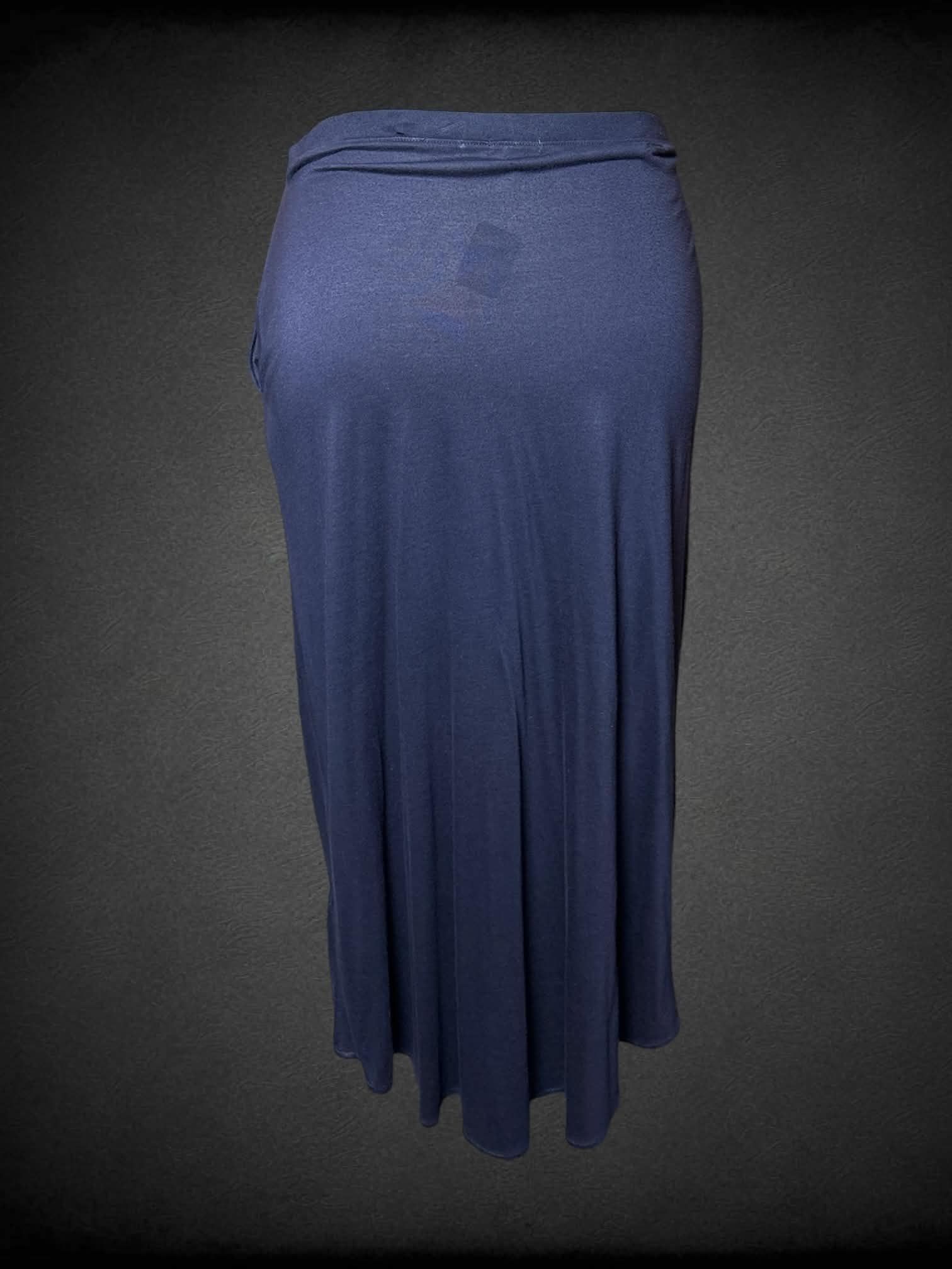 XL Gap navy blue high low skirt with pockets, and asymmetrical cut on front