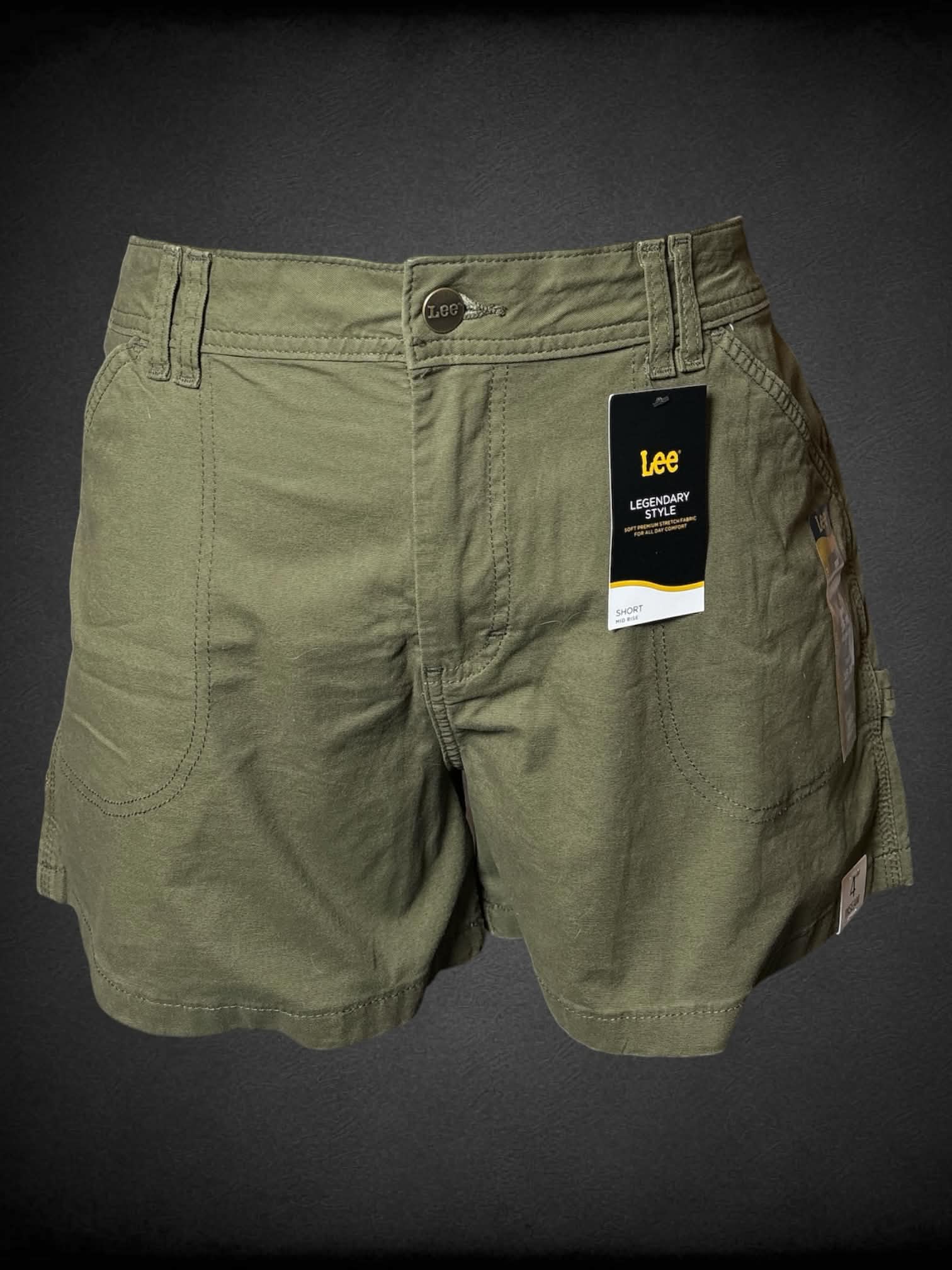 0X Lee NWT olive green cargo shorts