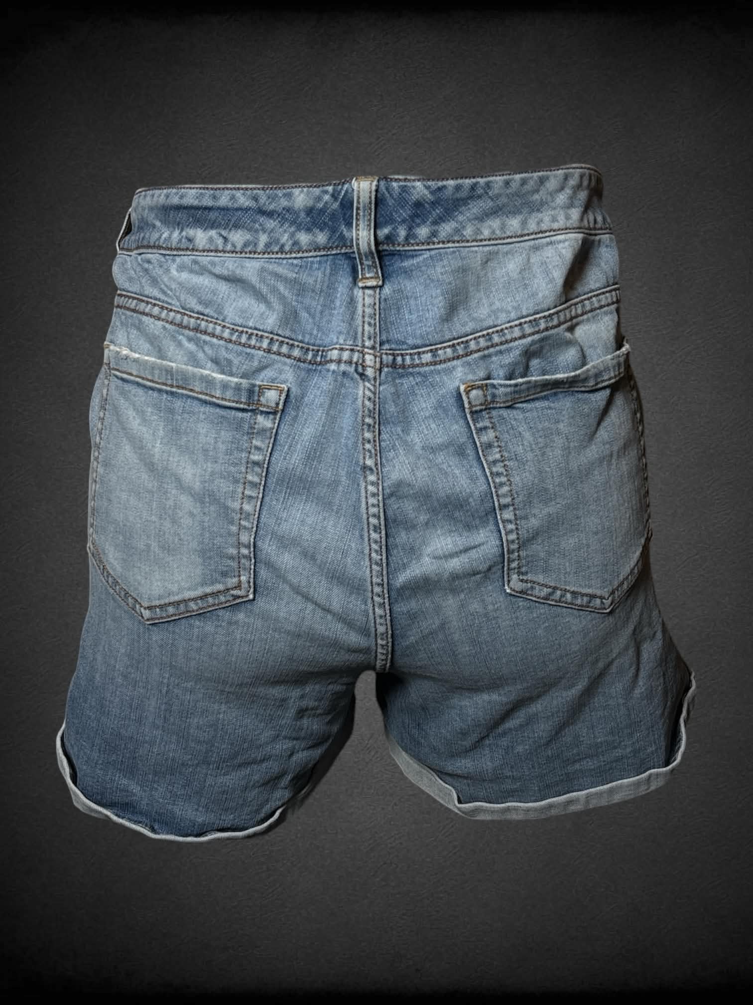 1X Torrid blue denim shorts