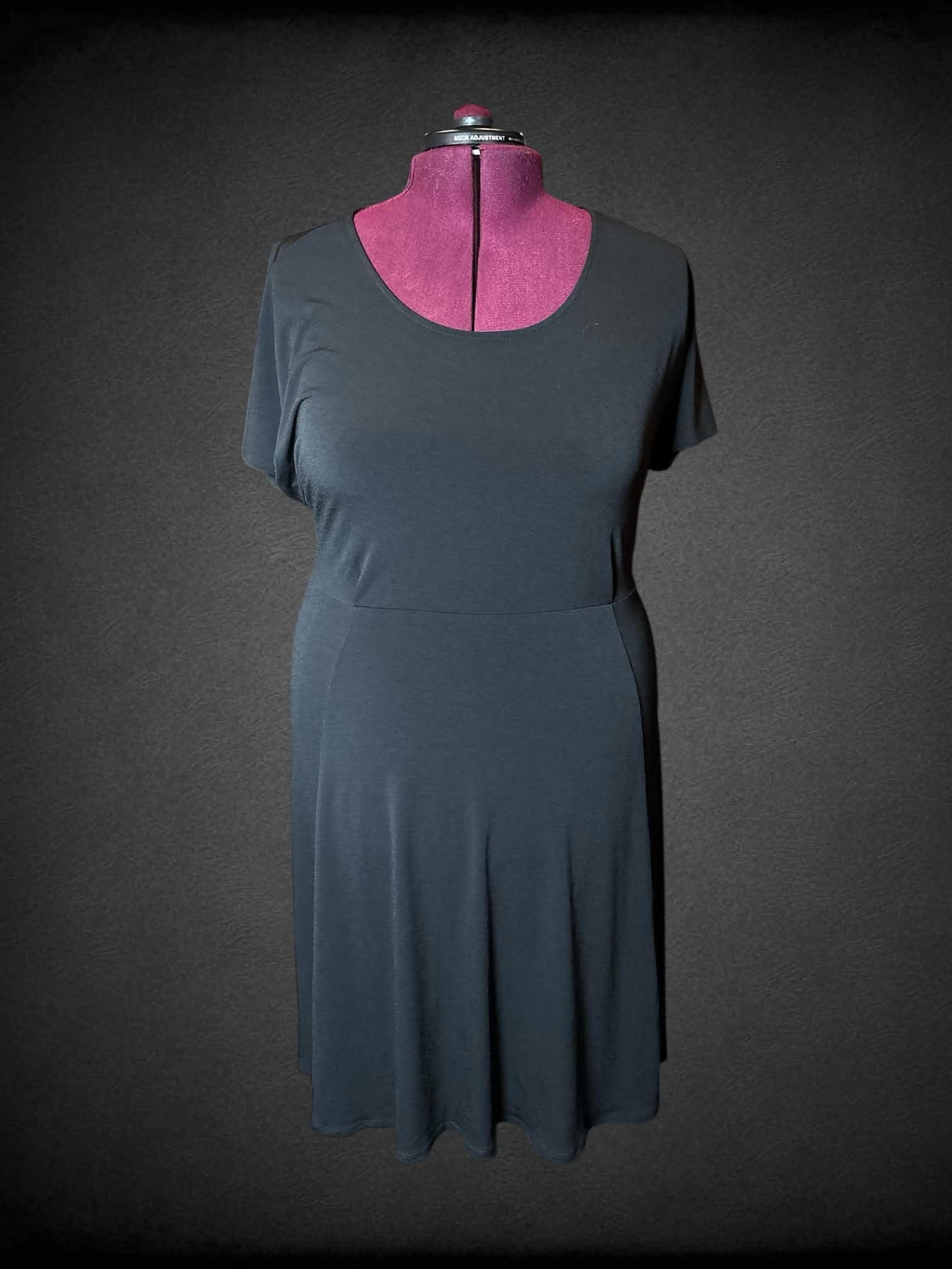 5X Lane Bryant NWT black short dress with adjustable tie on back