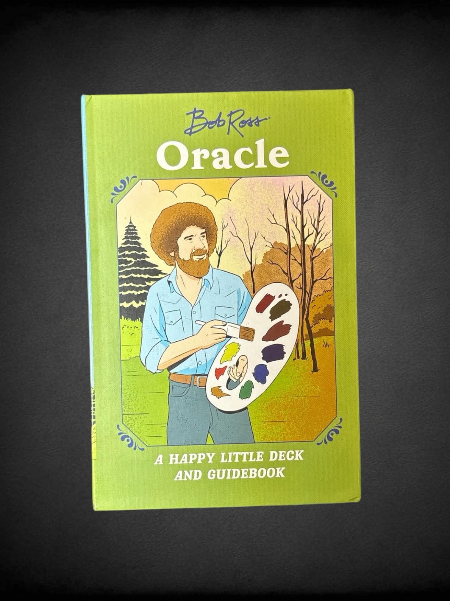 Bob Ross oracle card deck & guidebook
