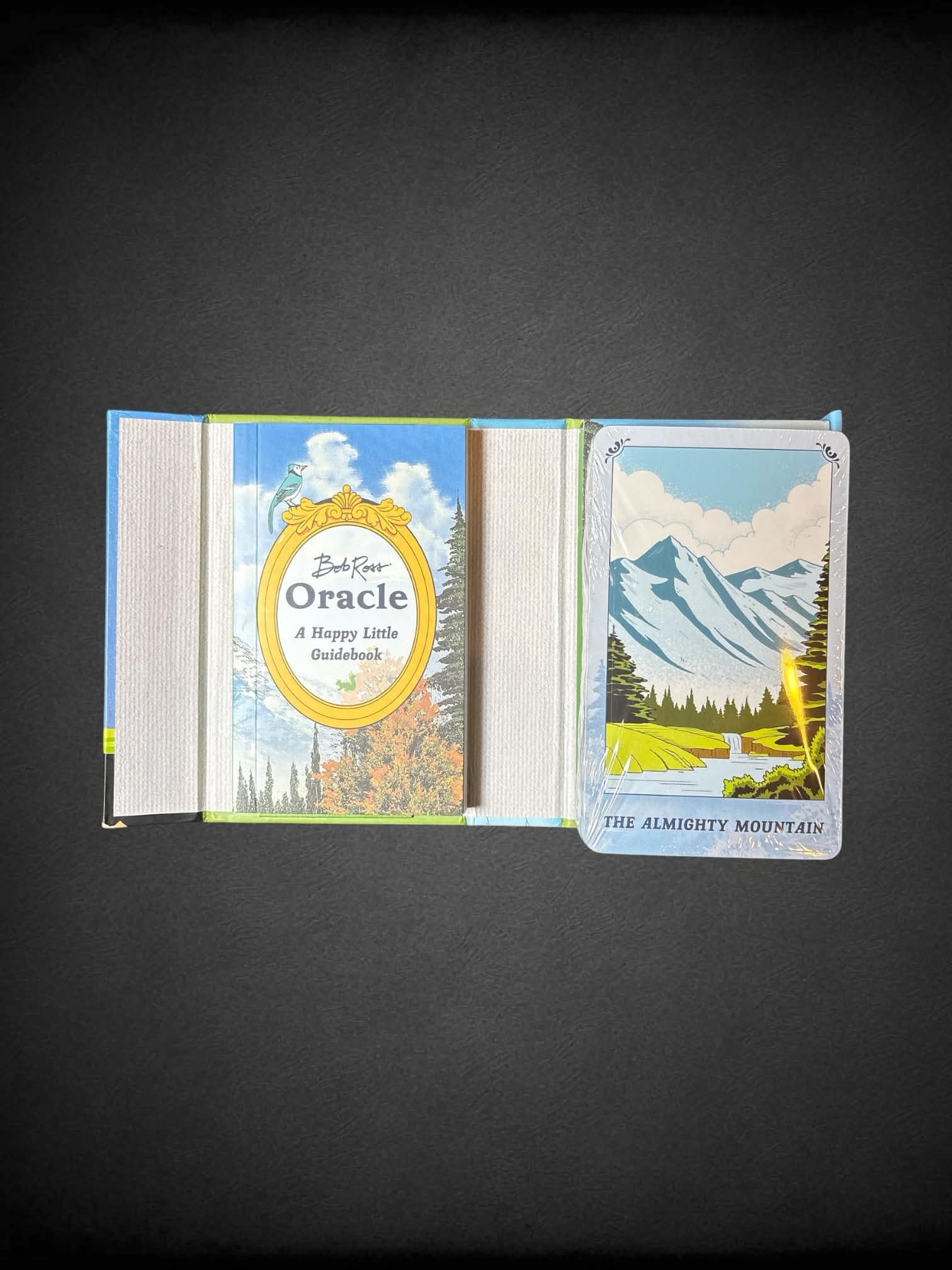 Bob Ross oracle card deck & guidebook