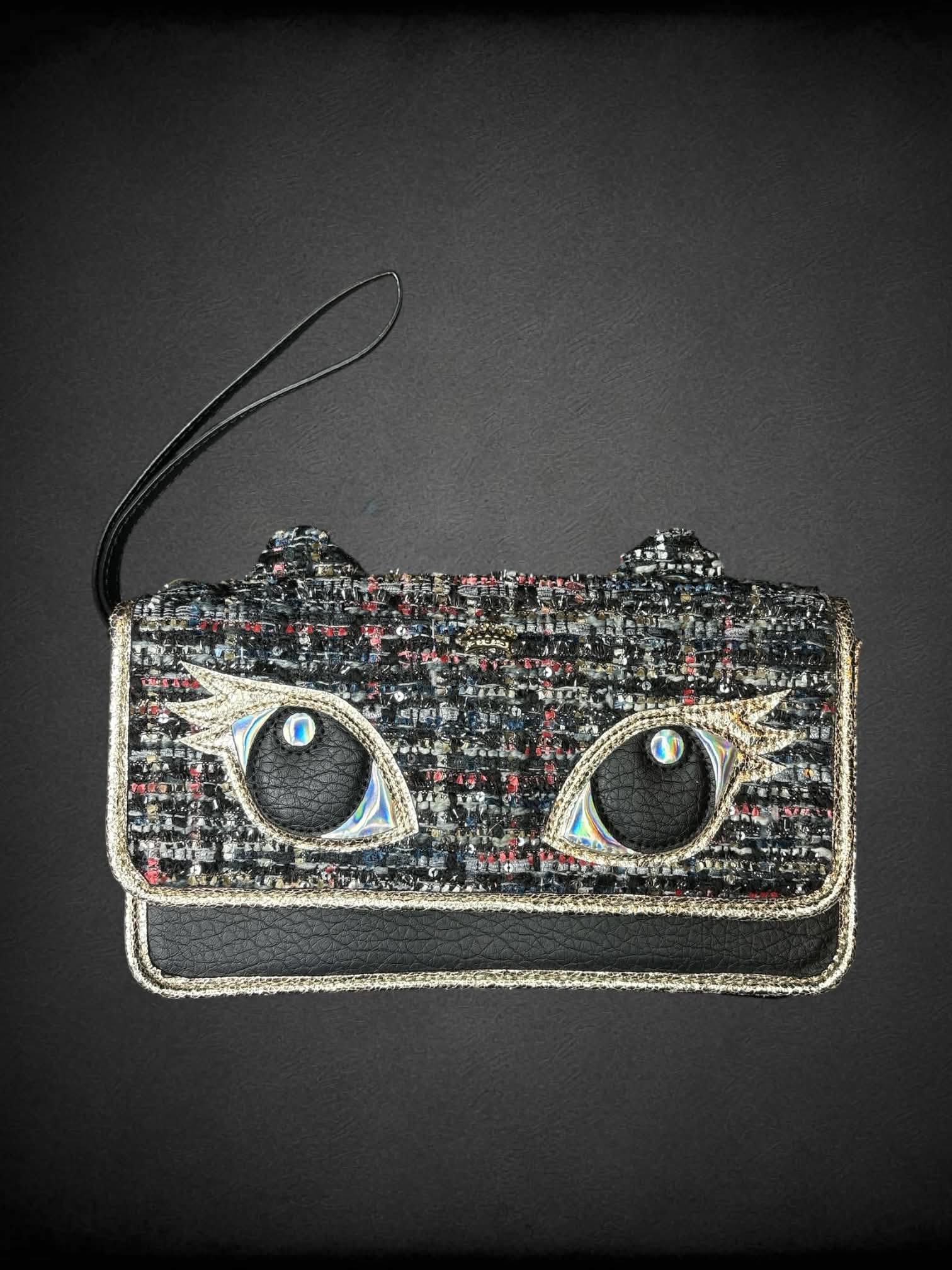 Juicy Couture cat handbag with zipper pockets