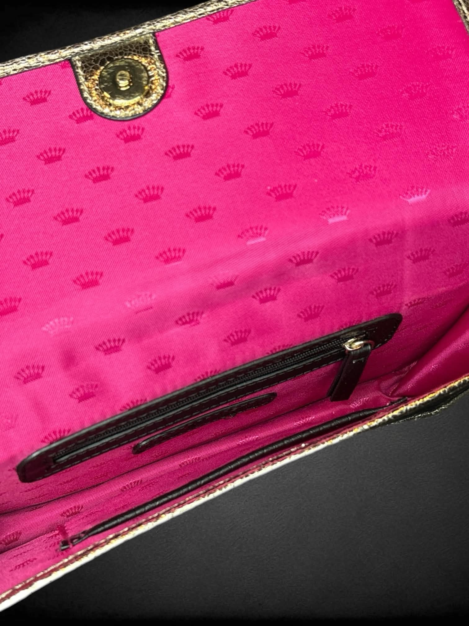 Juicy Couture cat handbag with zipper pockets