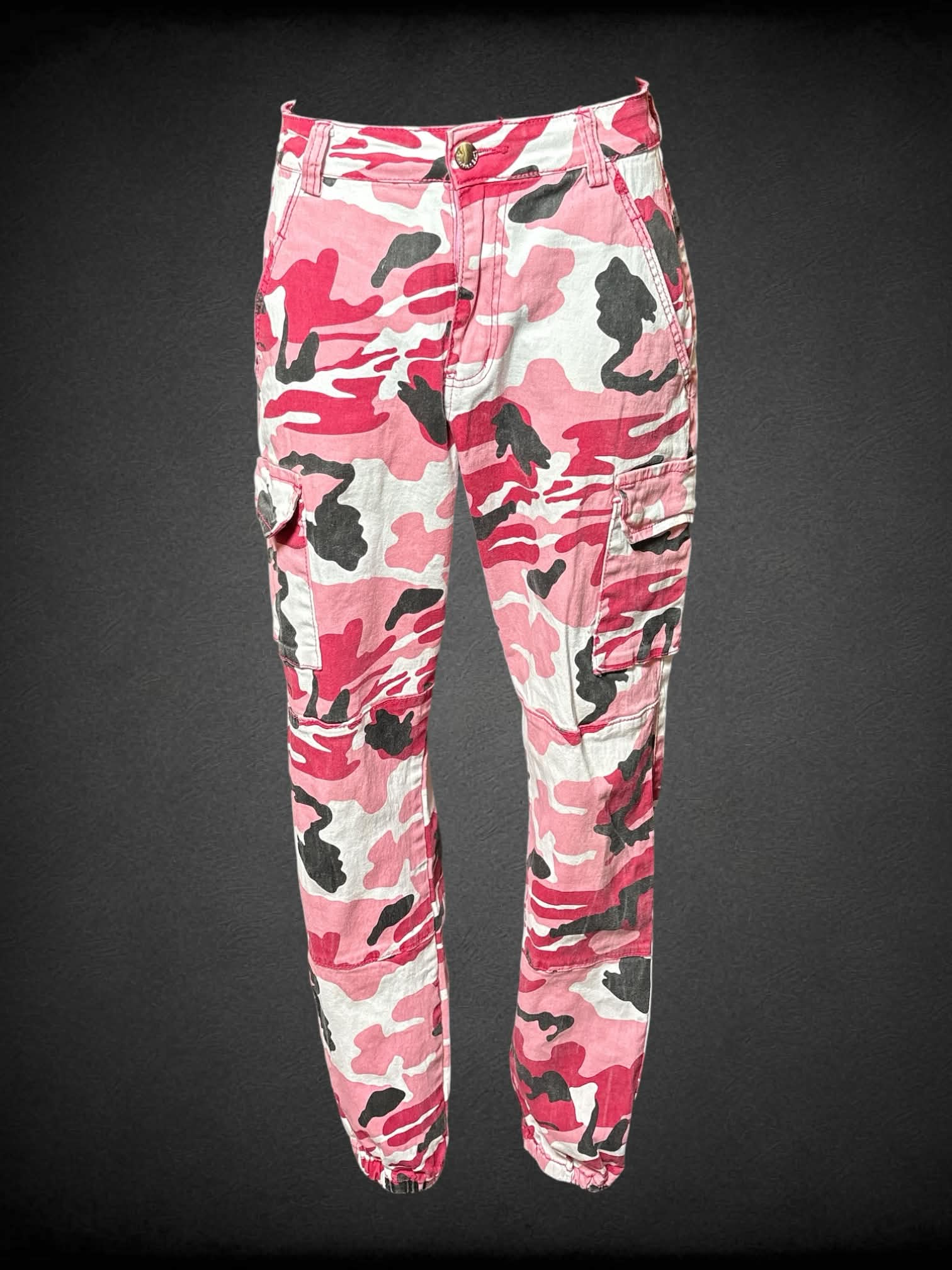 S American Bazi pink camo cargo pants