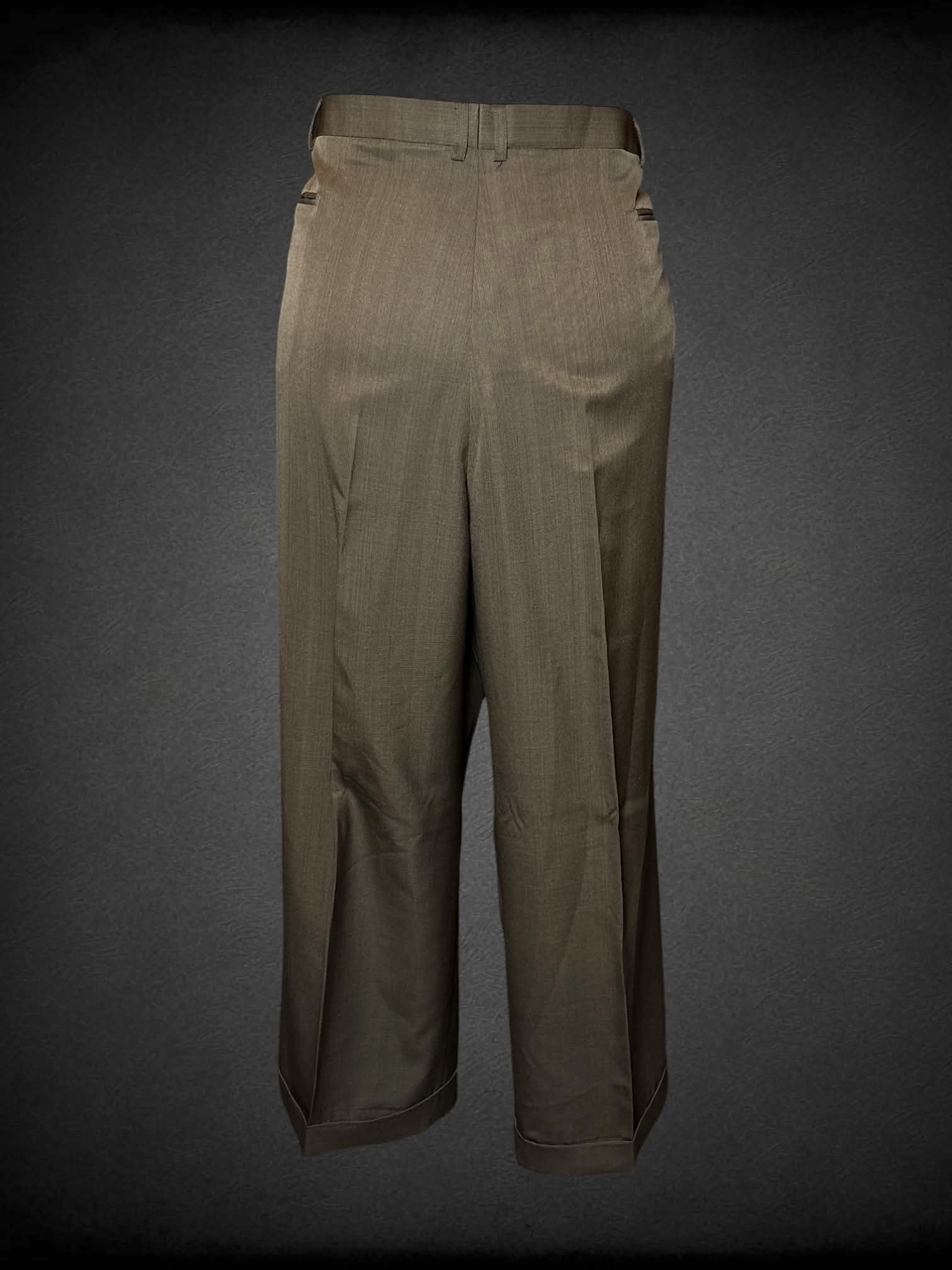 4X Zandello brown formal suit pants
