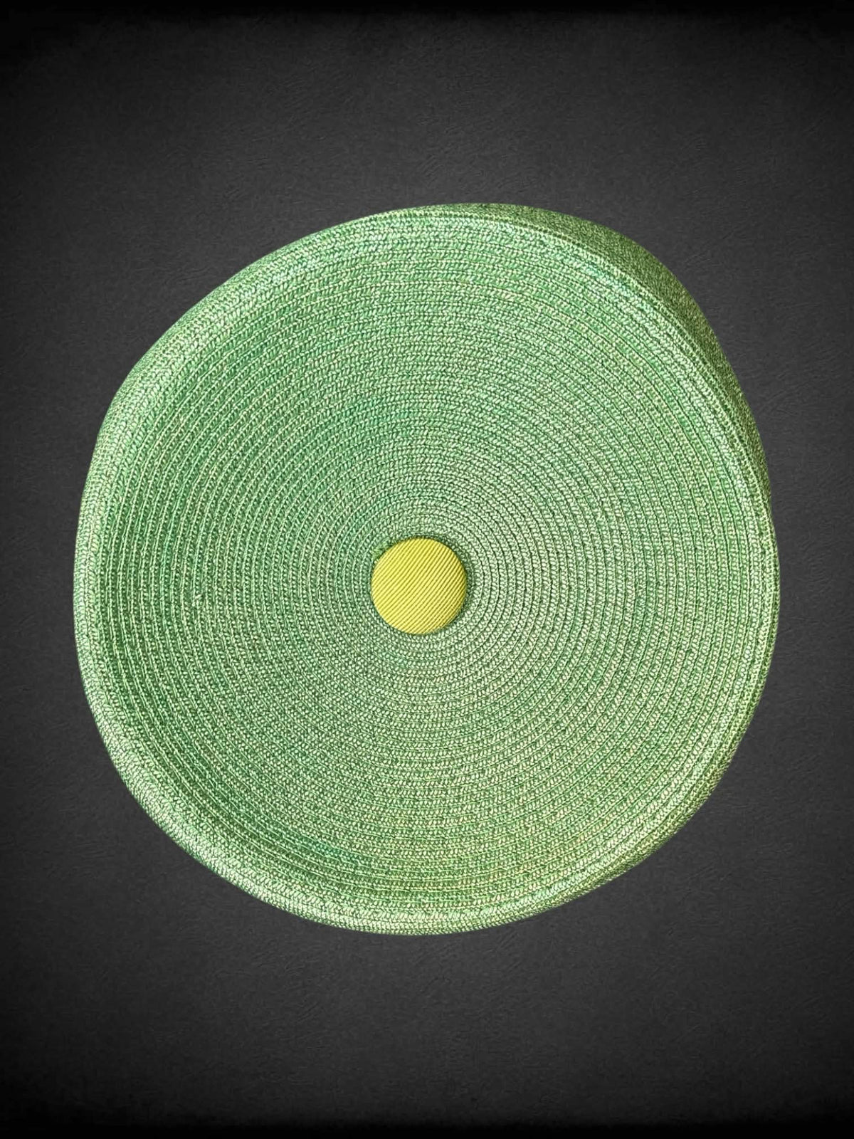 Vintage green woven hat
