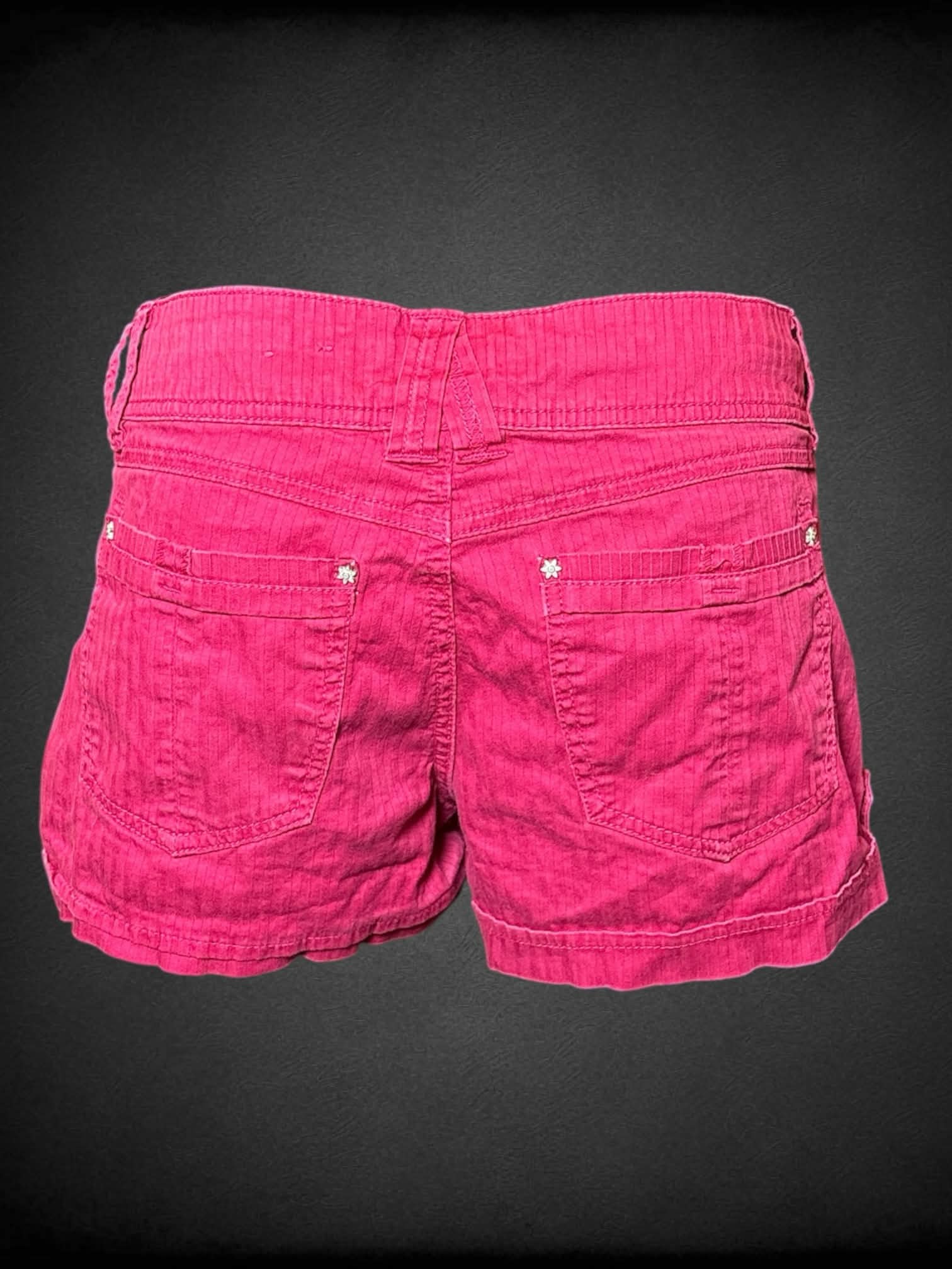 M Candie’s vintage hot pink shorts with striped design