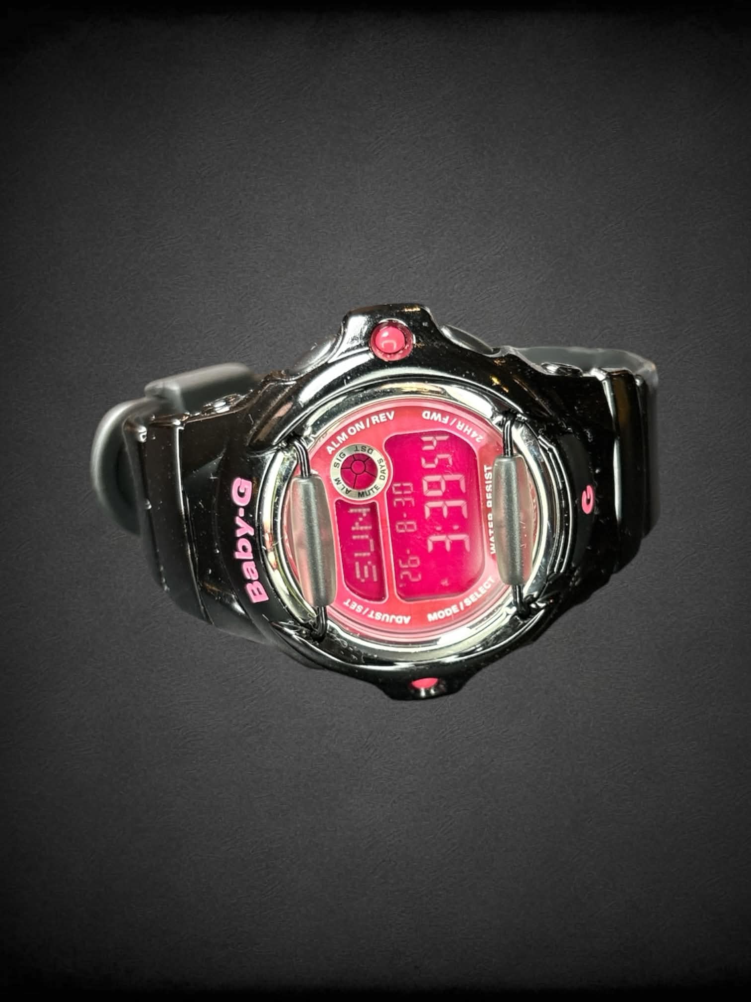 Baby G Casio black & pink digital watch
