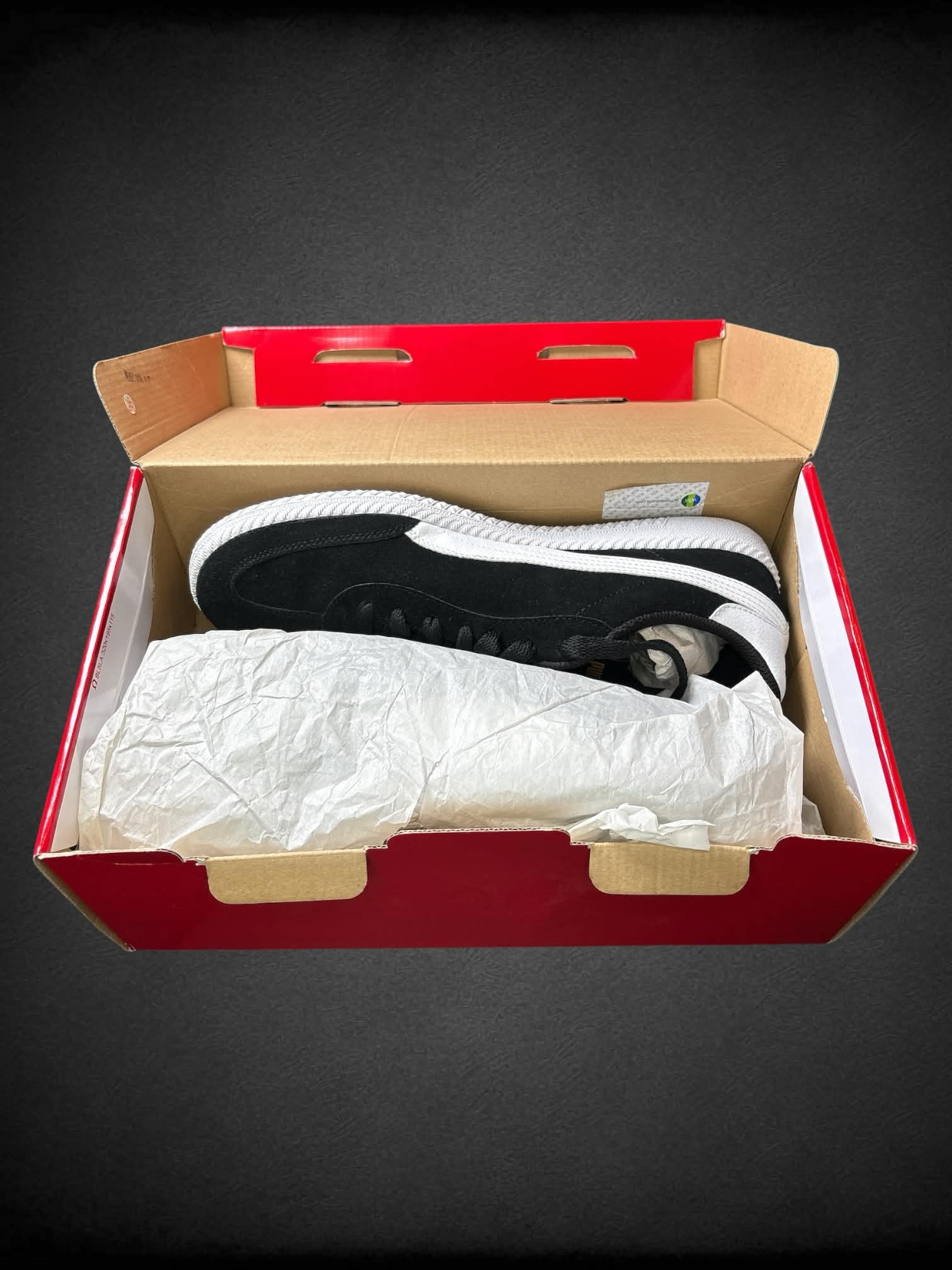 Size 10 Puma new in box black and white sneakers