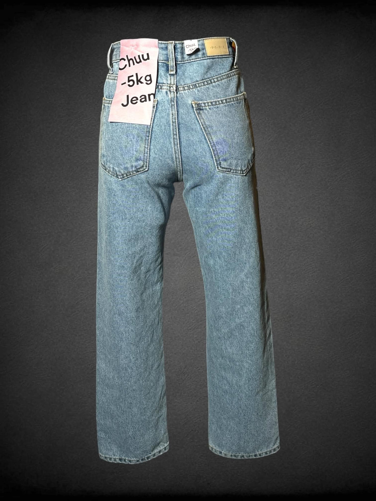 XS Chuu NWT light blue high-waisted jeans