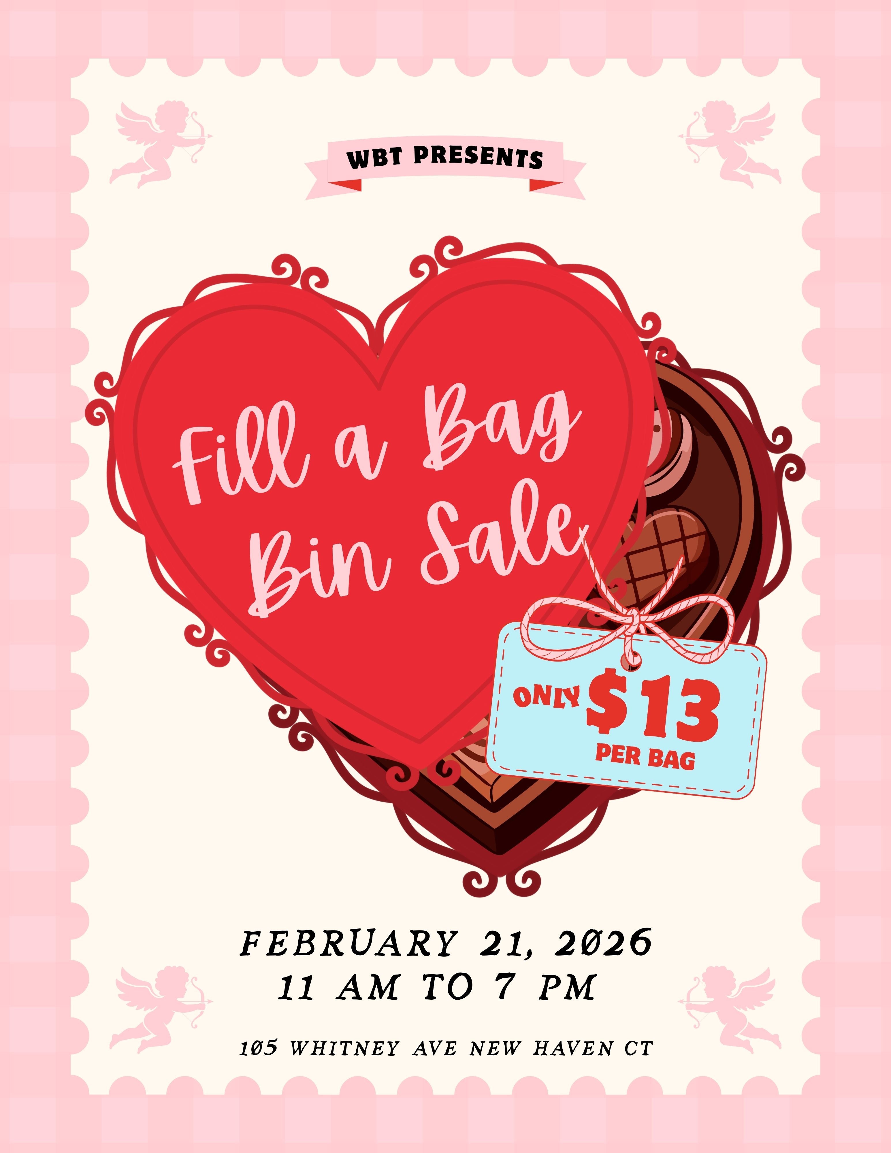 2/21 $13 Fill a Bag Bin Sale