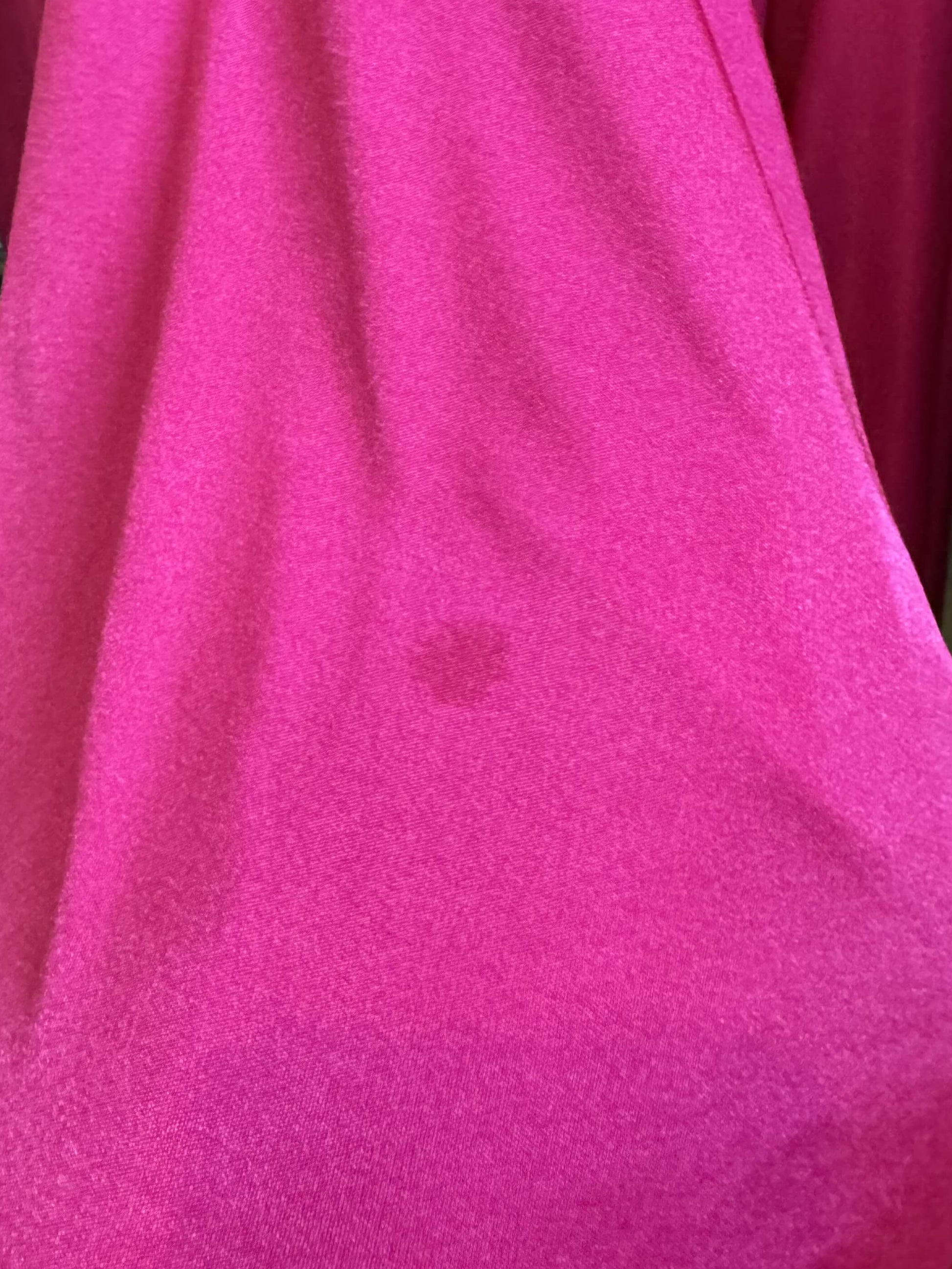 1X David Rose vintage hot pink long sleeve ruched dress with shoulder pads