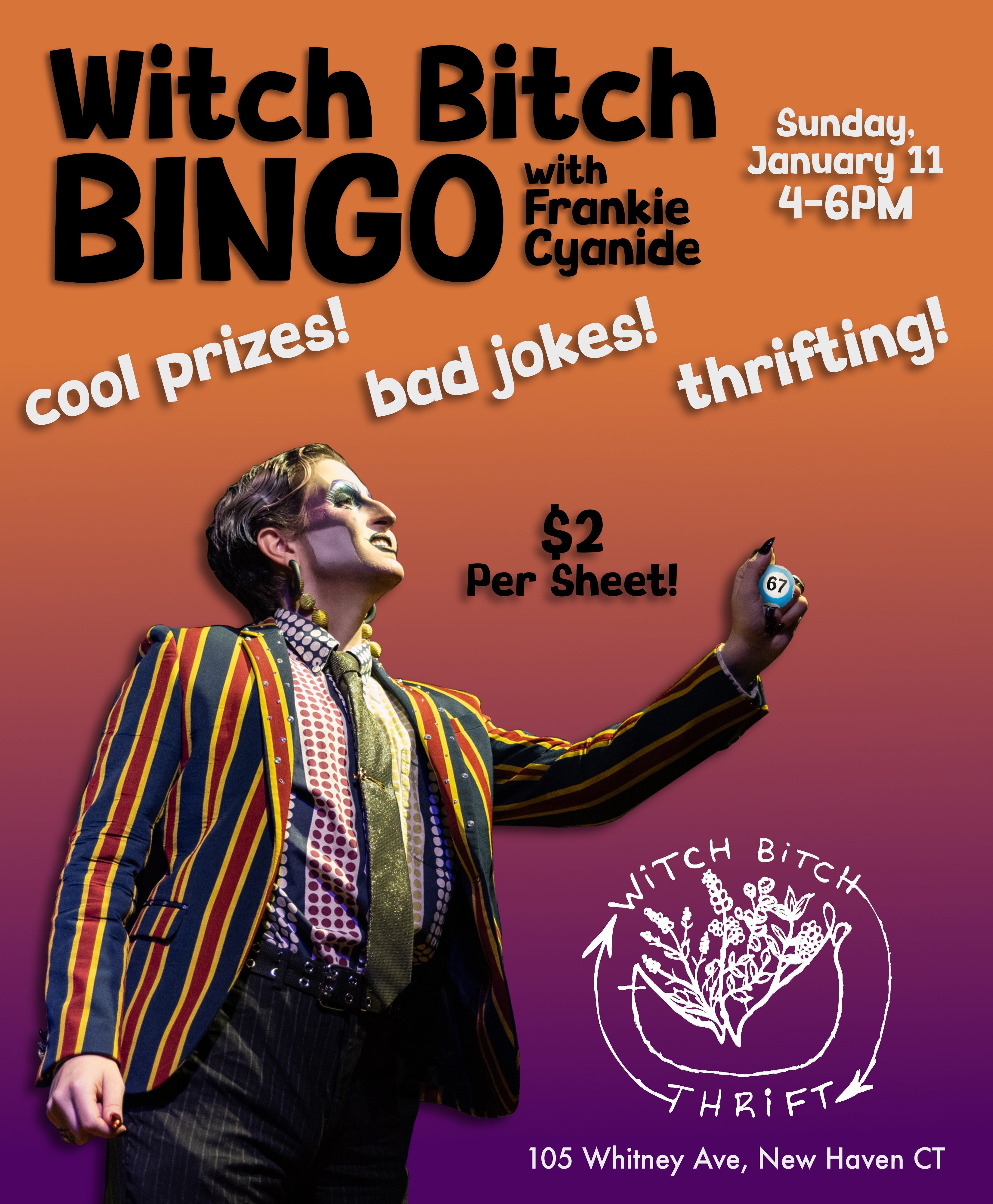 1/11 Drag Bingo w/ Frankie Cyanide