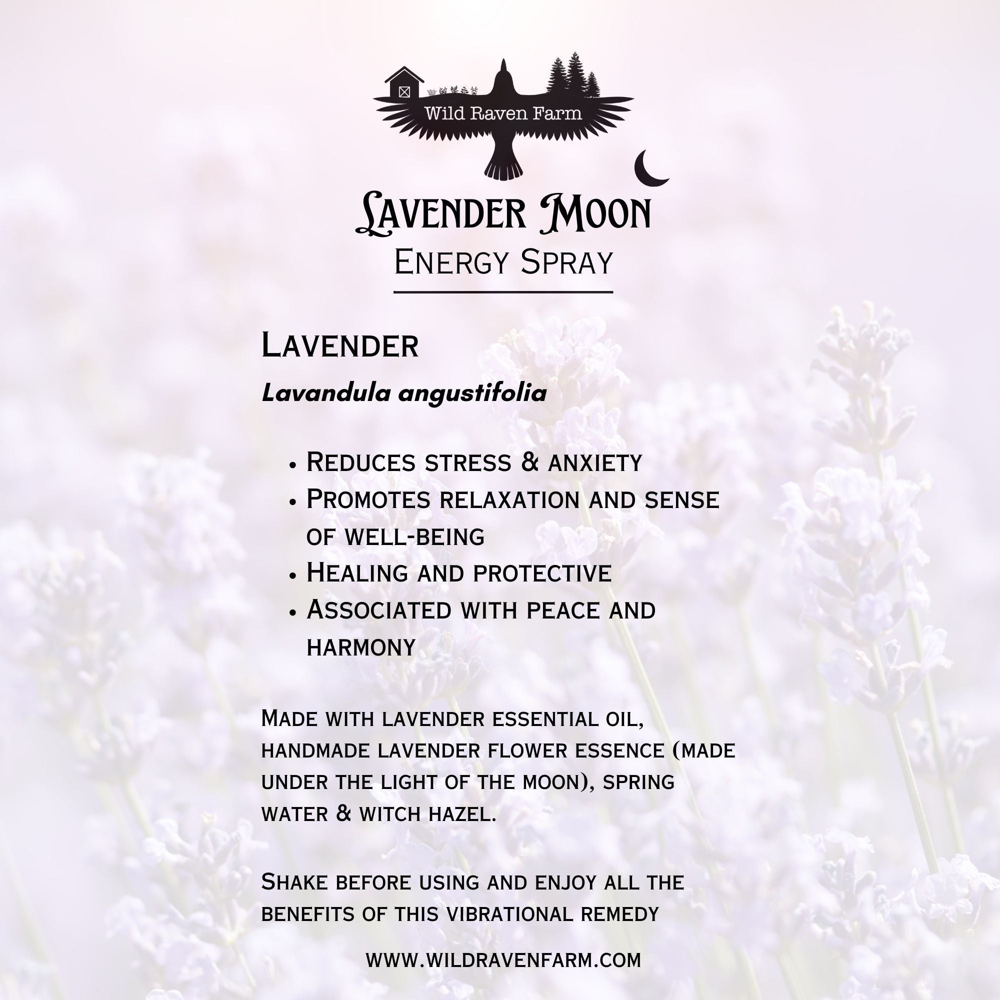 Energy Spray - Lavender Moon