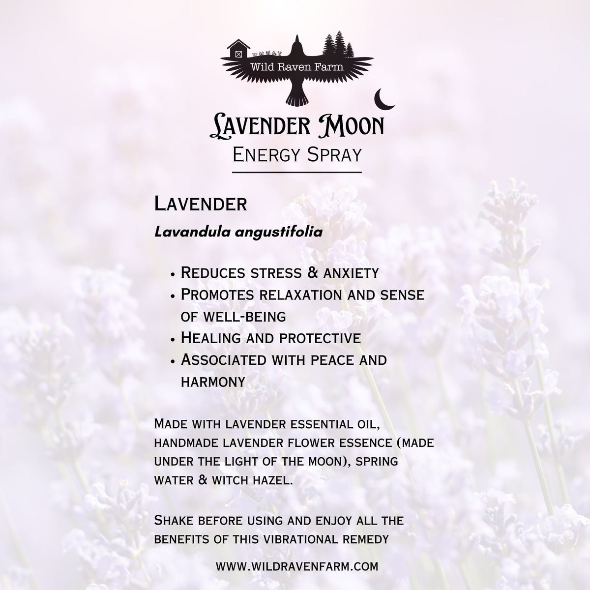 Energy Spray - Lavender Moon
