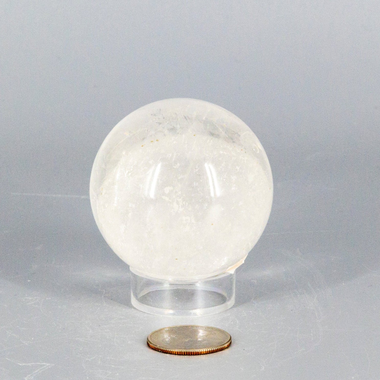 Natural Quartz Sphere "The Master Healer" 53-55MM