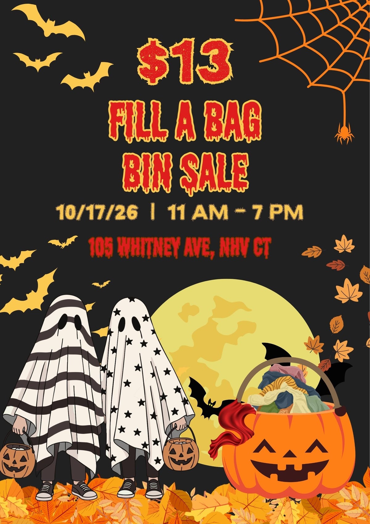10/17: $13 Fill a Bag Bin Sale