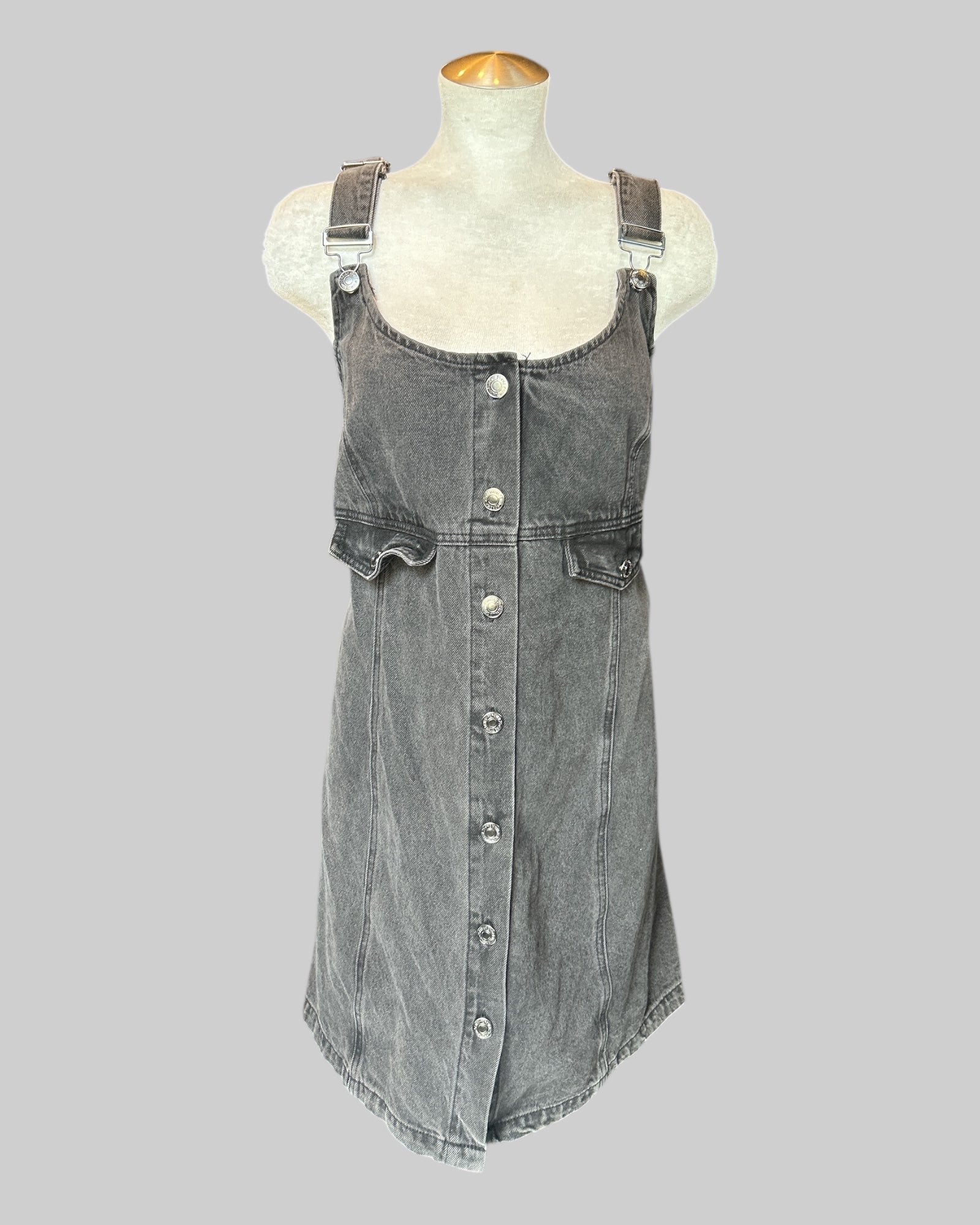 1x black wash denim jumper