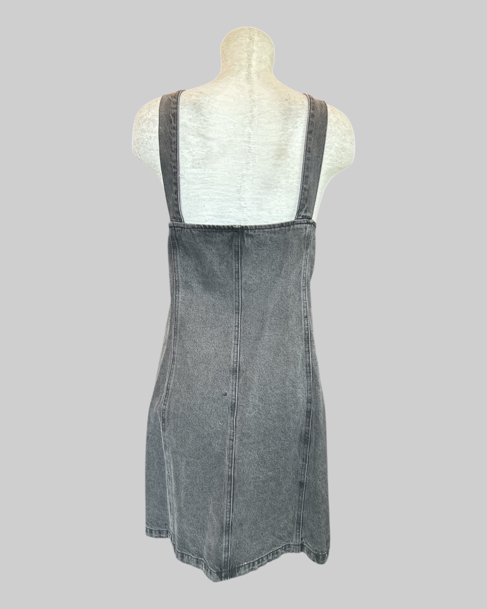 1x black wash denim jumper