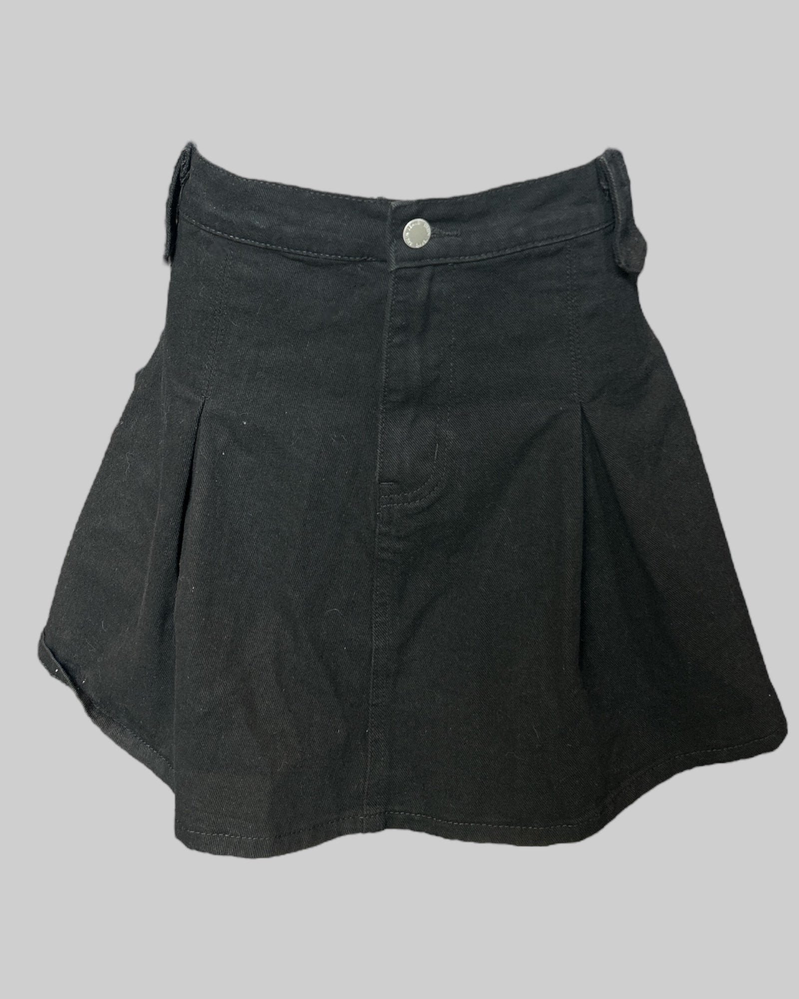 2x black mini skirt