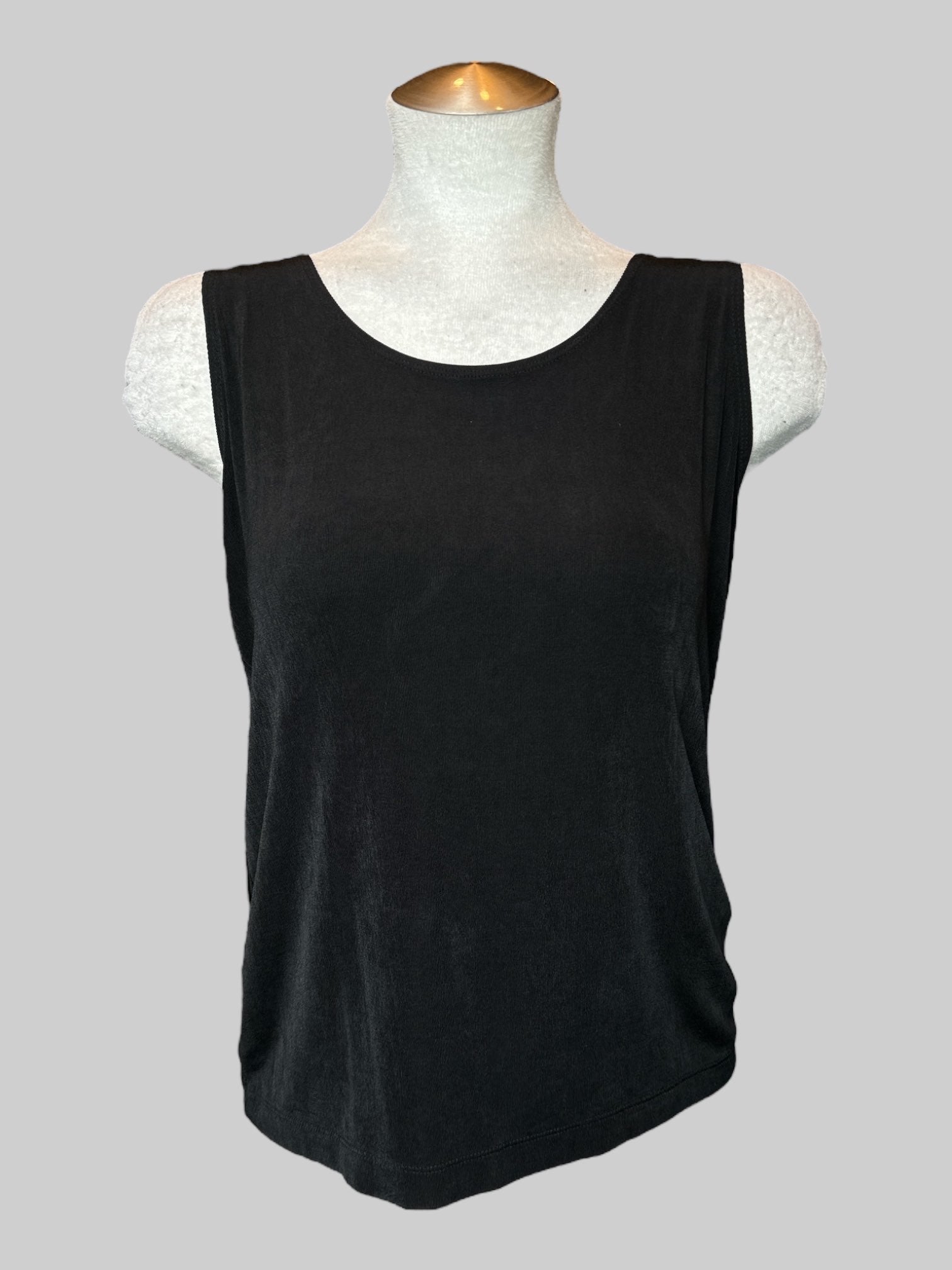 XL Vintage black flowy and very stretchy tank top