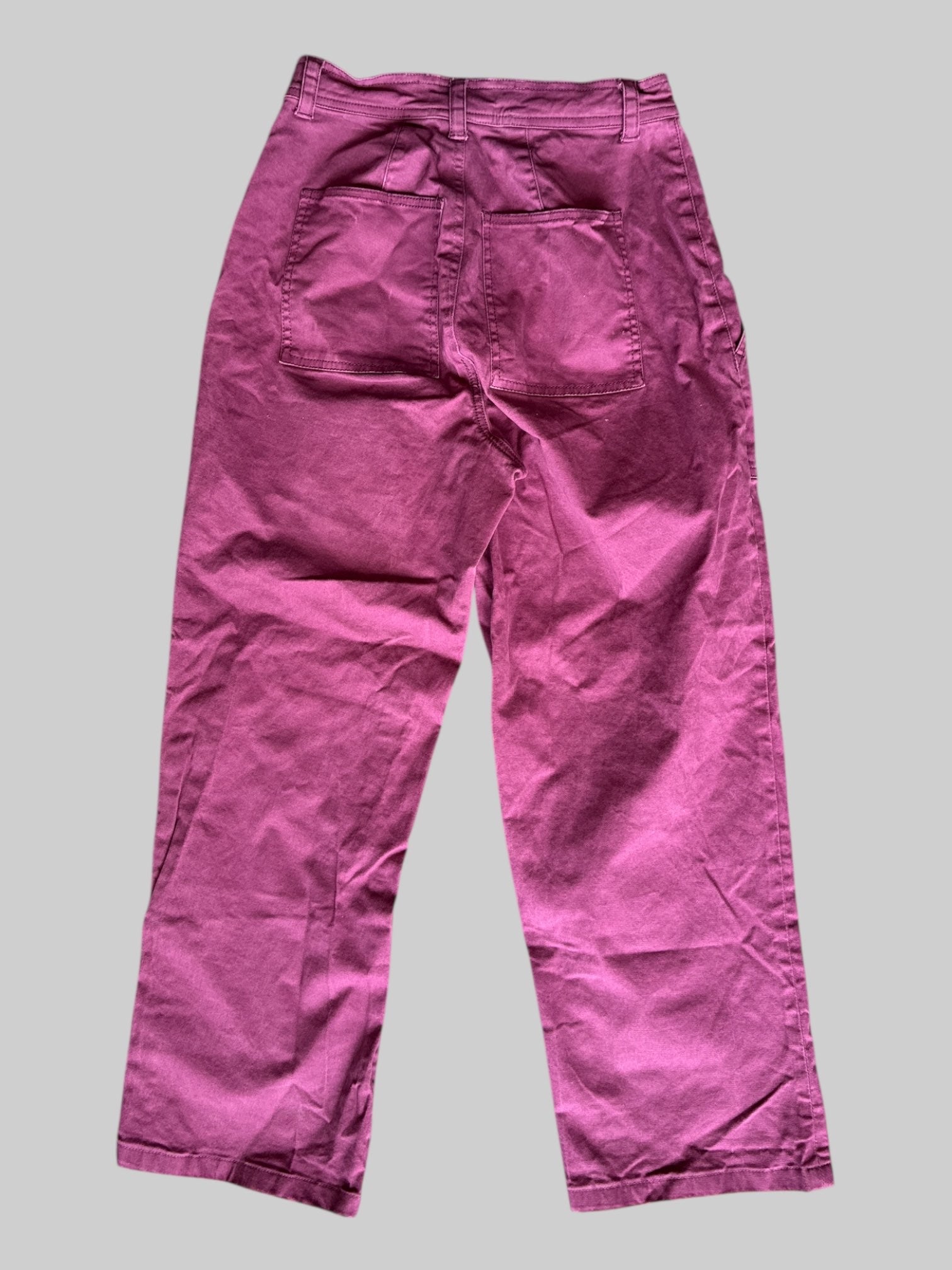S Purple pants with pockets and stretch