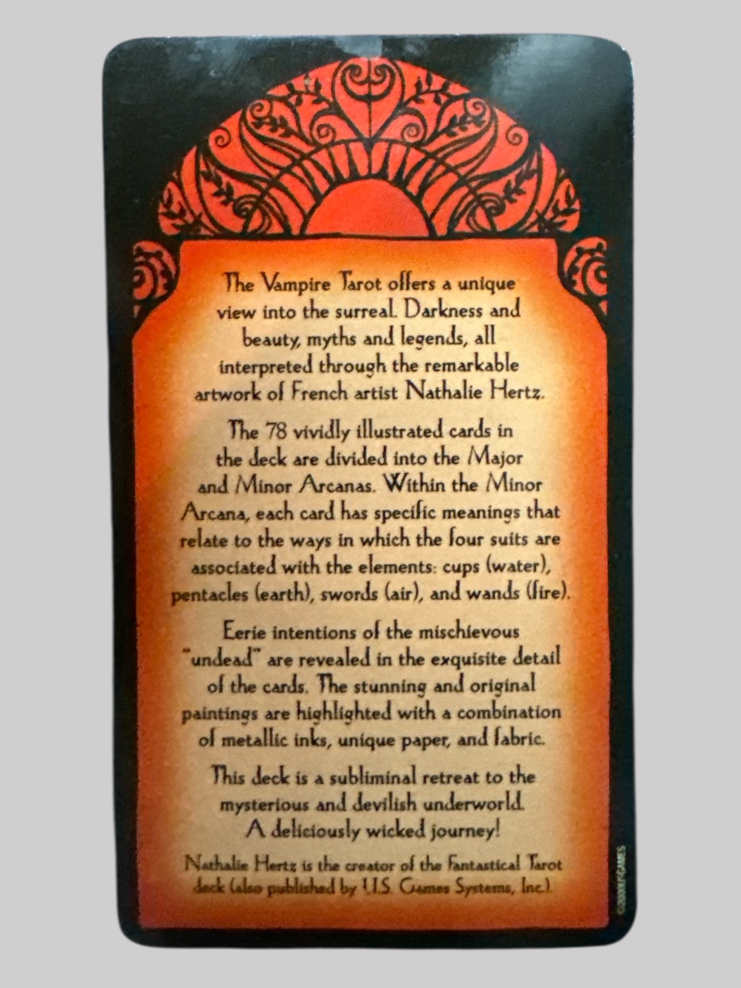 Pre loved “The Vampire Tarot” by Nathalie Hertz