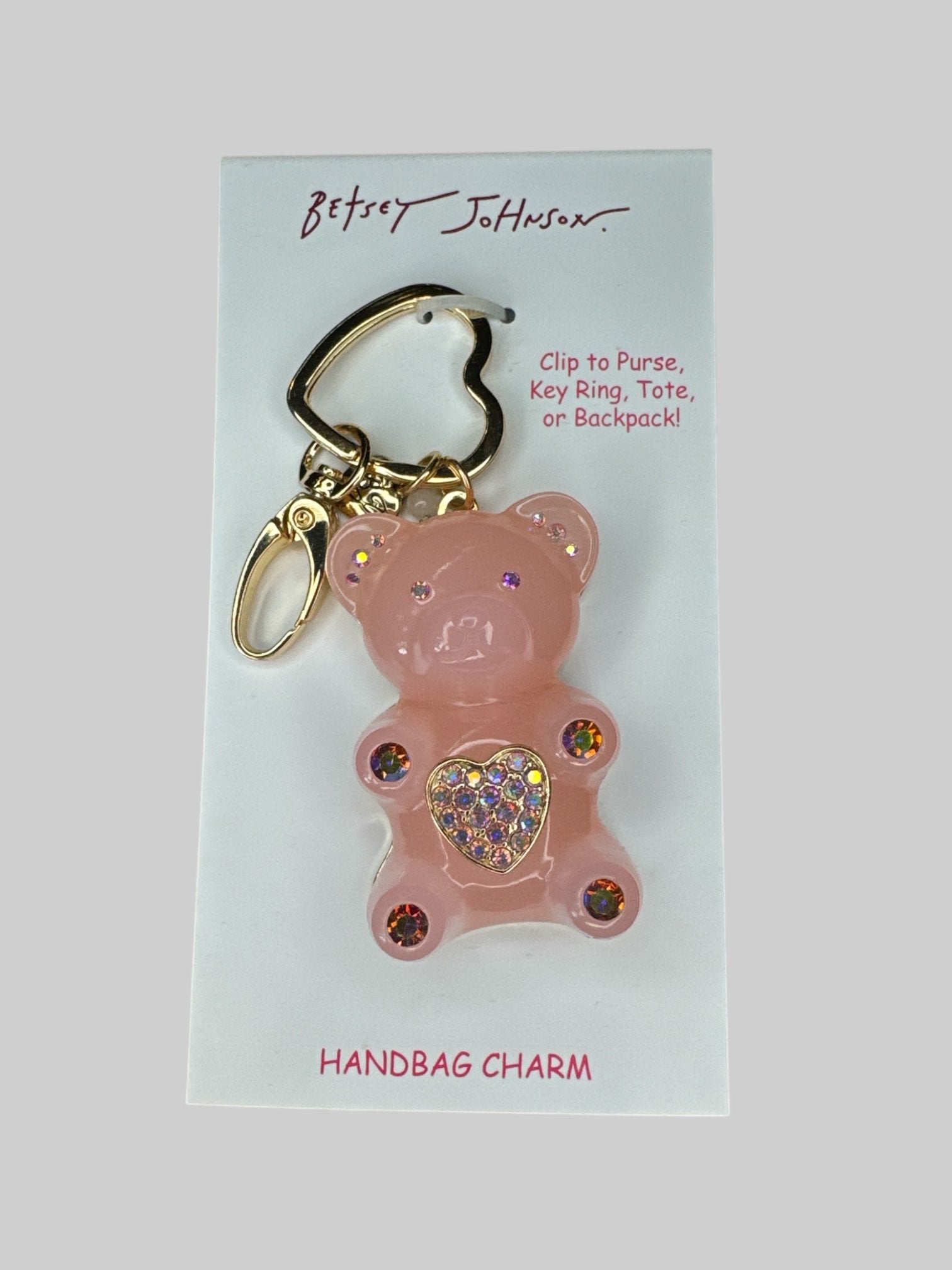 NWT Betsy Johnson handbag charm