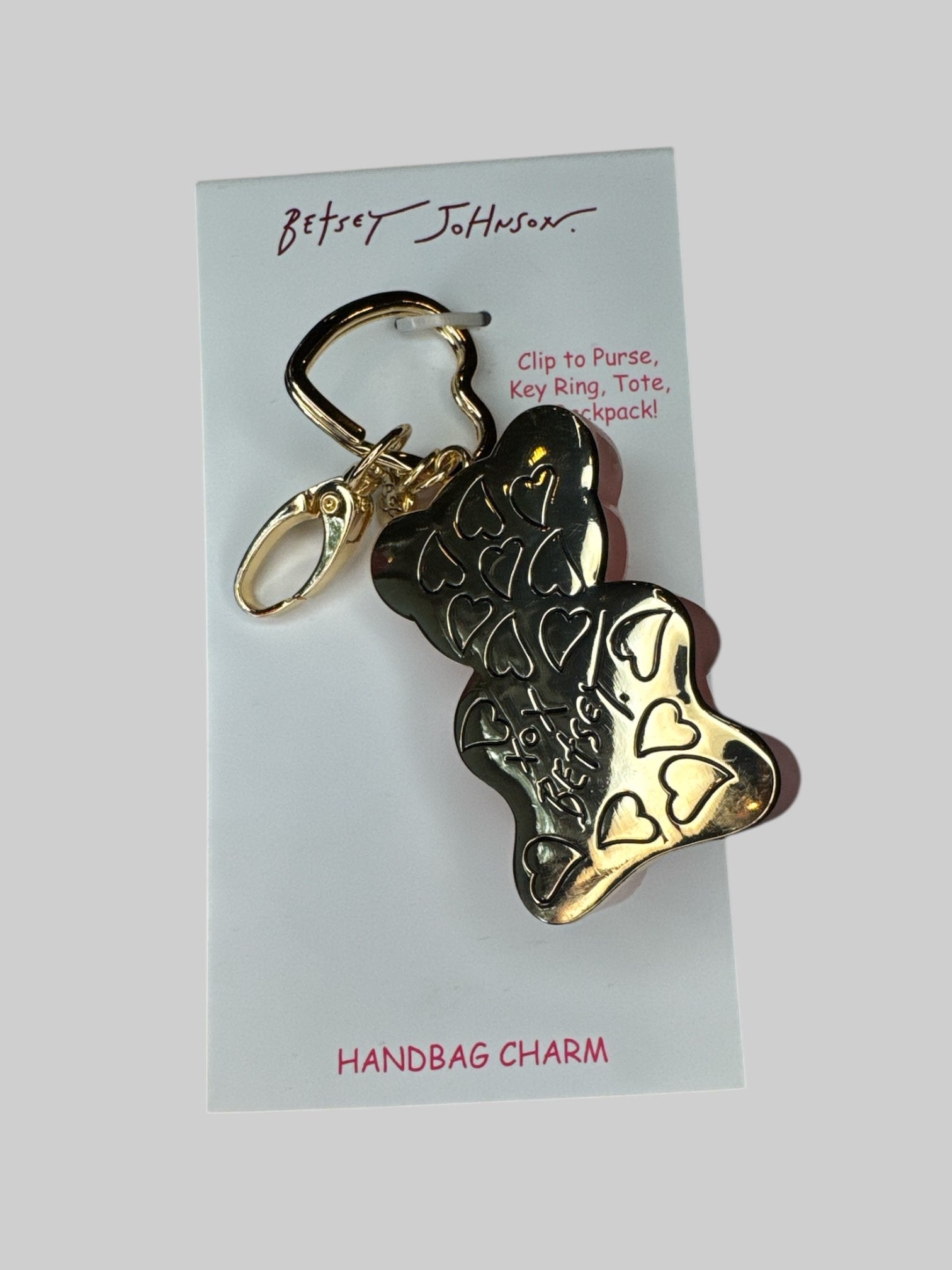 NWT Betsy Johnson handbag charm