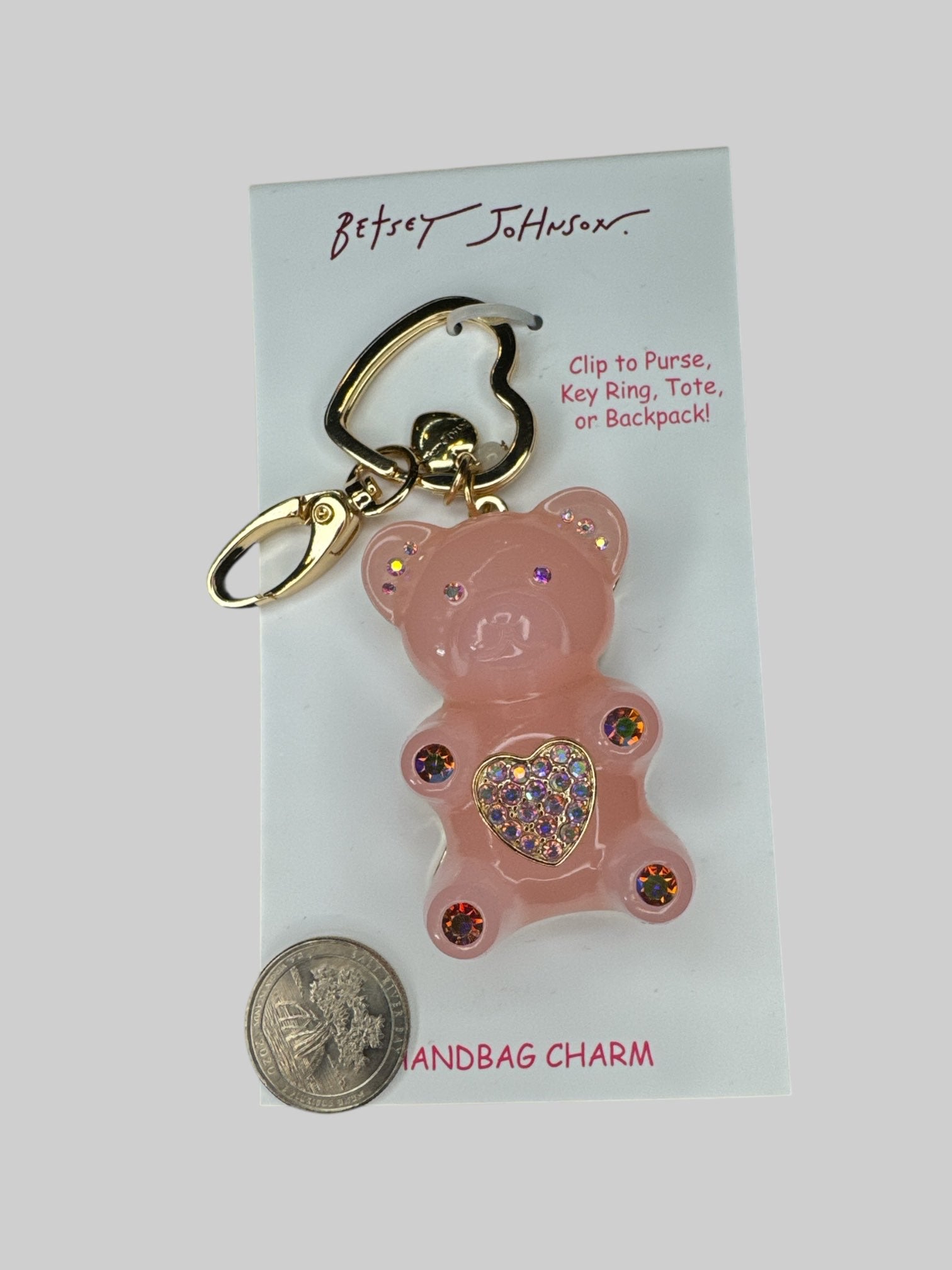 NWT Betsy Johnson handbag charm